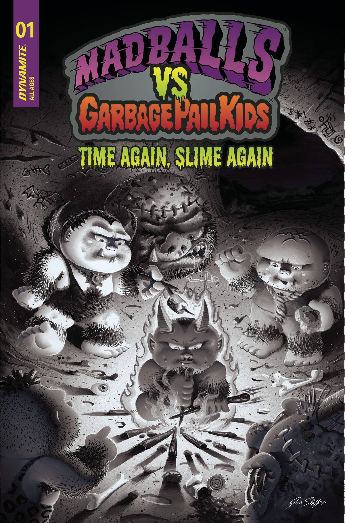 Dynamite Comic Books > Incentives MADBALLS VS GARBAGE PAIL KIDS SLIME AGAIN #1 CVR G 1:25 I 72513032787101071 DEC220593