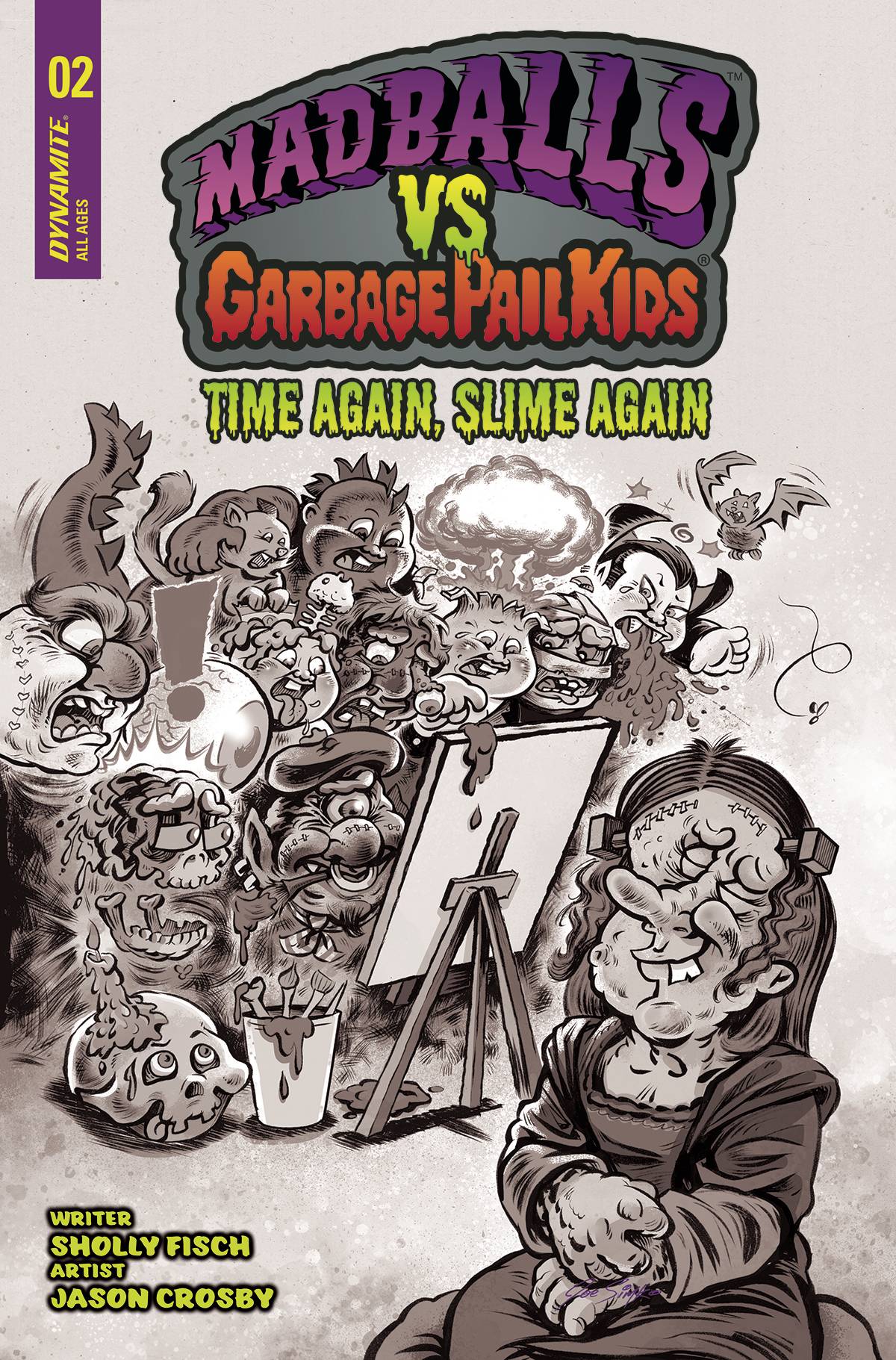 Dynamite Comic Books > Incentives MADBALLS VS GARBAGE PAIL KIDS SLIME AGAIN #2 CVR E 1:20 I 72513032787102061 JAN230661