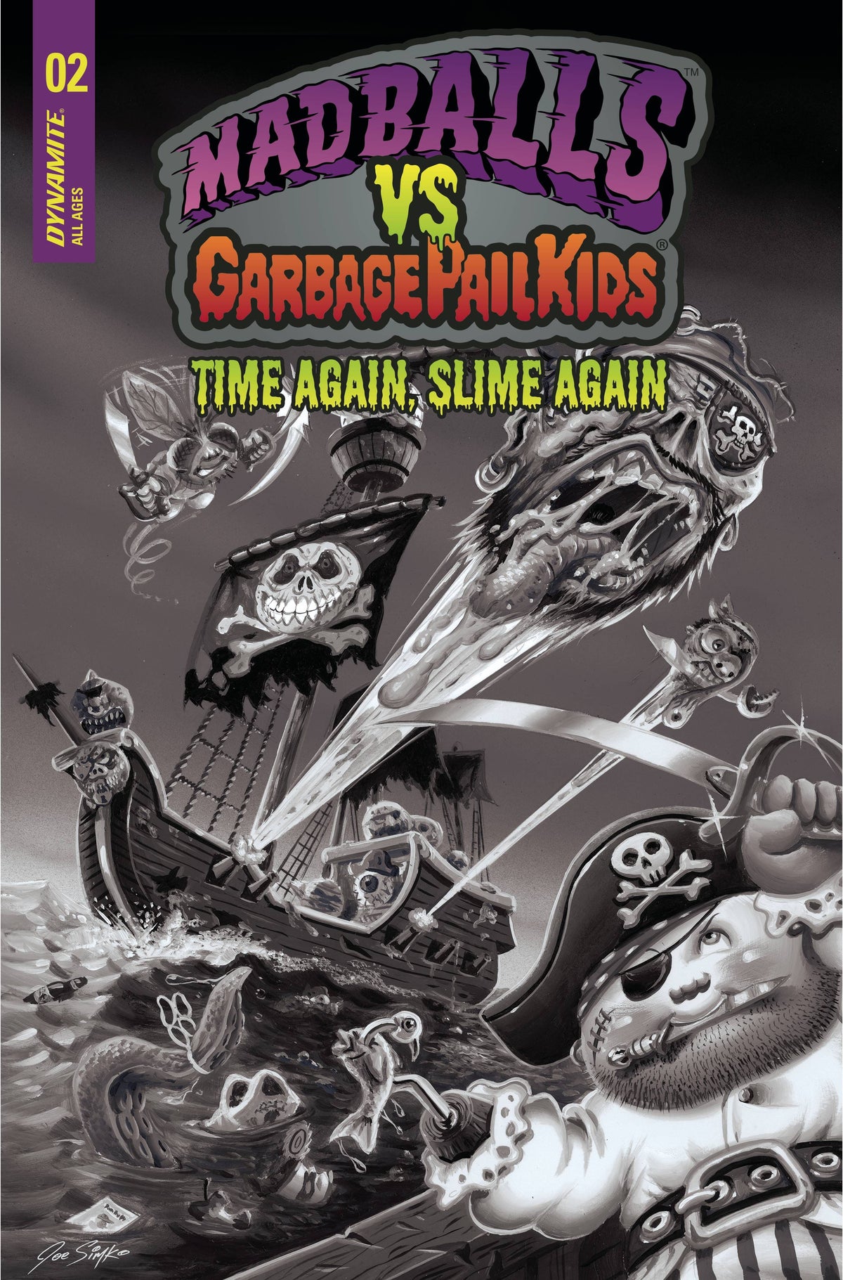 Dynamite Comic Books > Incentives MADBALLS VS GARBAGE PAIL KIDS SLIME AGAIN #2 CVR F 1:25 I 72513032787102071 JAN230662