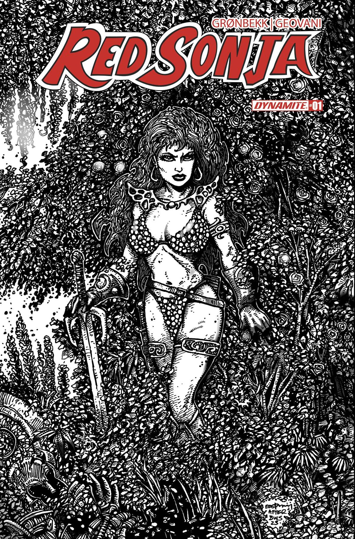 Dynamite Comic Books > Incentives RED SONJA 2023 #1 CVR R 1:20 INCV VAR EASTMAN LINE ART 72513033135901181 MAY230427