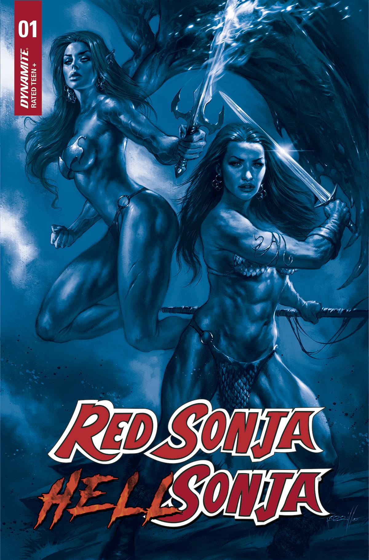 Dynamite Comic Books > Incentives RED SONJA HELL SONJA #1 CVR G 1:10 INCV PARRILLO TINT 72513032548801071 OCT220574