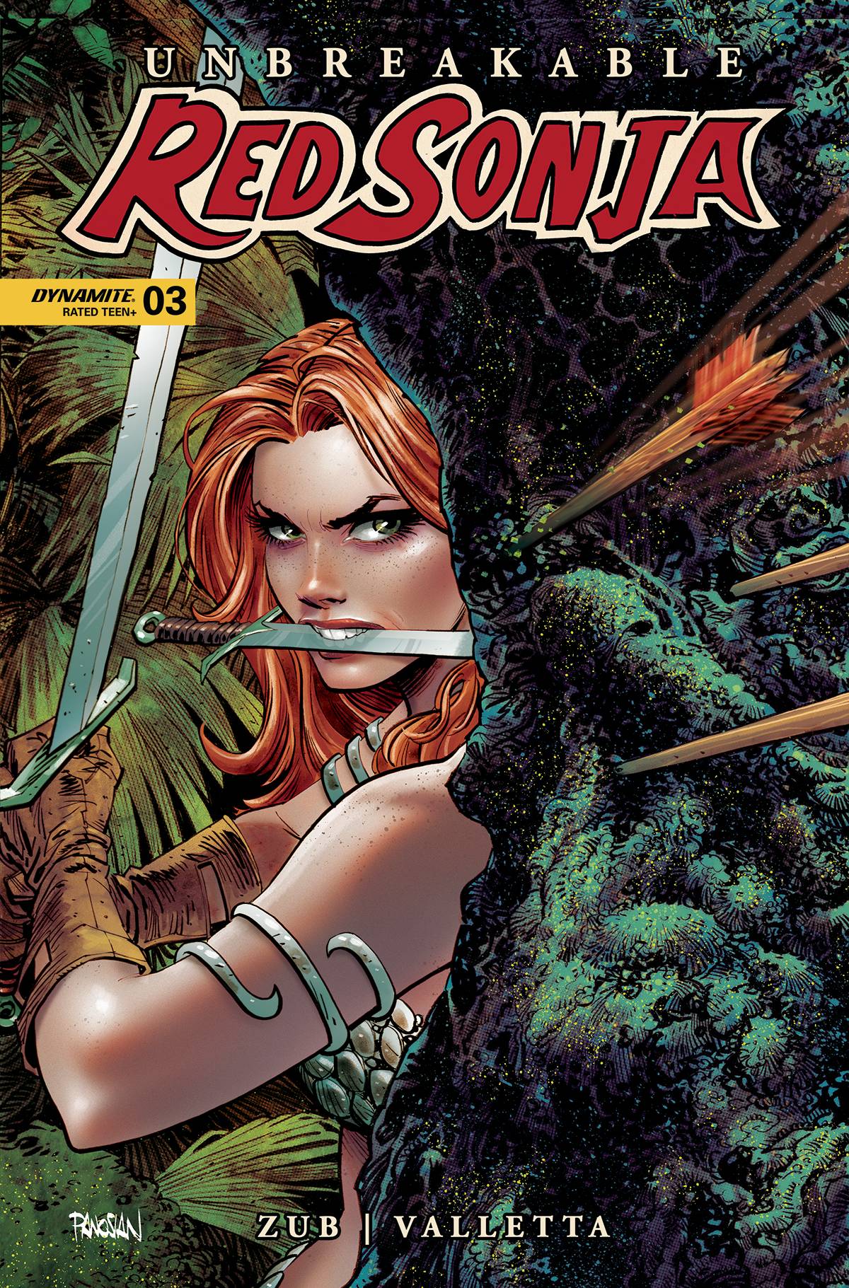 Dynamite Comic Books > Incentives UNBREAKABLE RED SONJA #3 CVR F 1:10 INCV PANOSIAN ORIGINA 72513032317003061 OCT220718