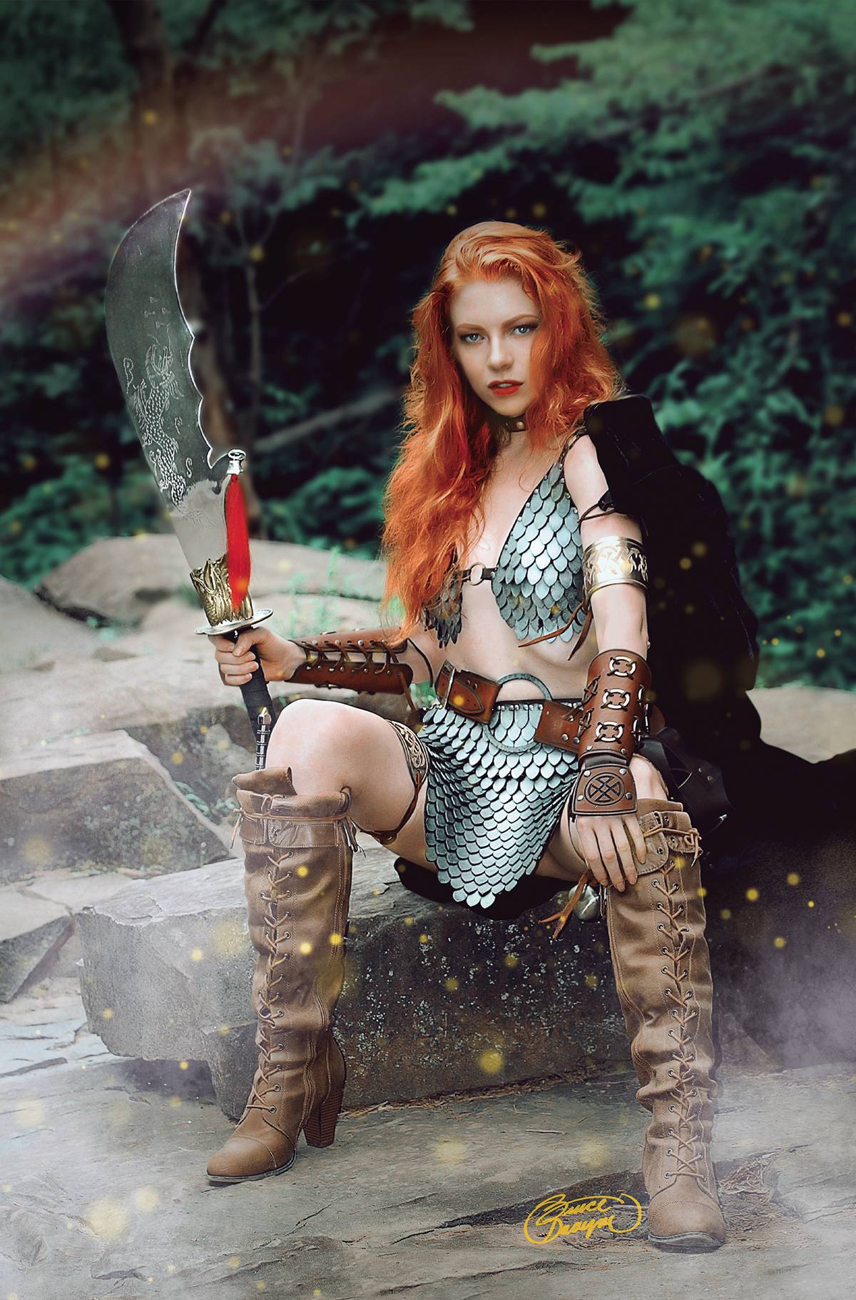 UNBREAKABLE RED SONJA #4 CVR I 1:20 INCV COSPLAY VIRGIN