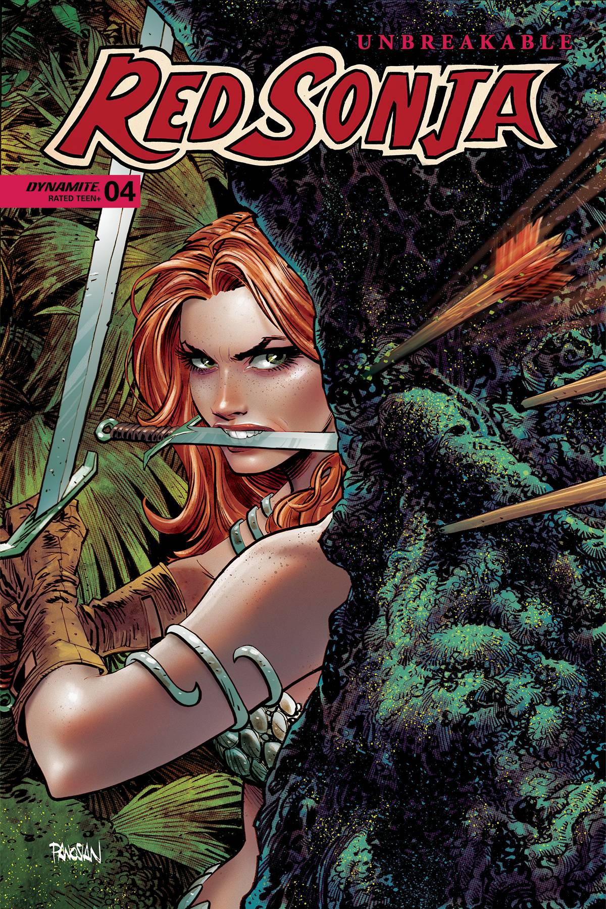 UNBREAKABLE RED SONJA #5 CVR F 1:10 INCV PANOSIAN ORIGINA