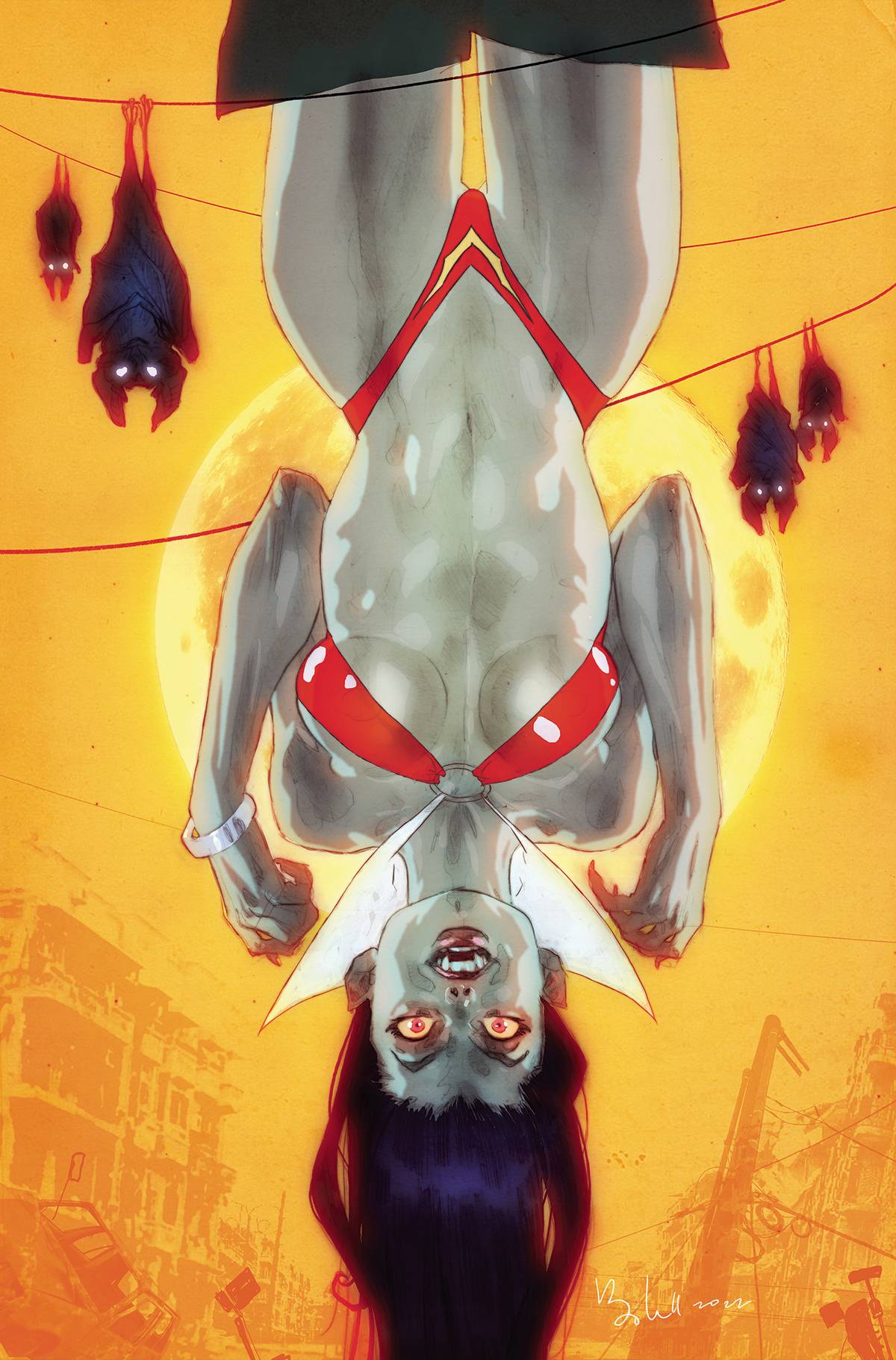 Dynamite Comic Books > Incentives VAMPIRELLA STRIKES #1 CVR U 1:11 FOC INCV CALDWELL VIRG 72513031950001211 MAR228091