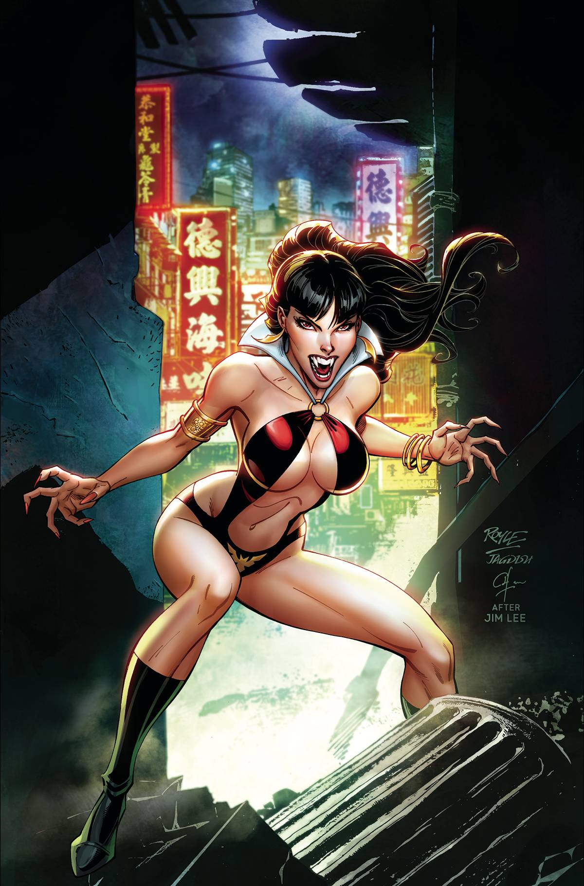 Dynamite Comic Books > Incentives VAMPIRELLA STRIKES #1 CVR V 1:11 FOC INCV LEE HOMAGE VIRG 72513031950001221 MAR228092