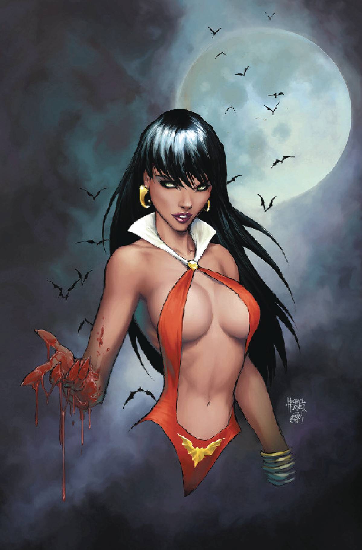 Dynamite Comic Books > Incentives VAMPIRELLA STRIKES #1 CVR W 1:15 FOC INCV TURNER ICON VIR 72513031950001231 MAR228093