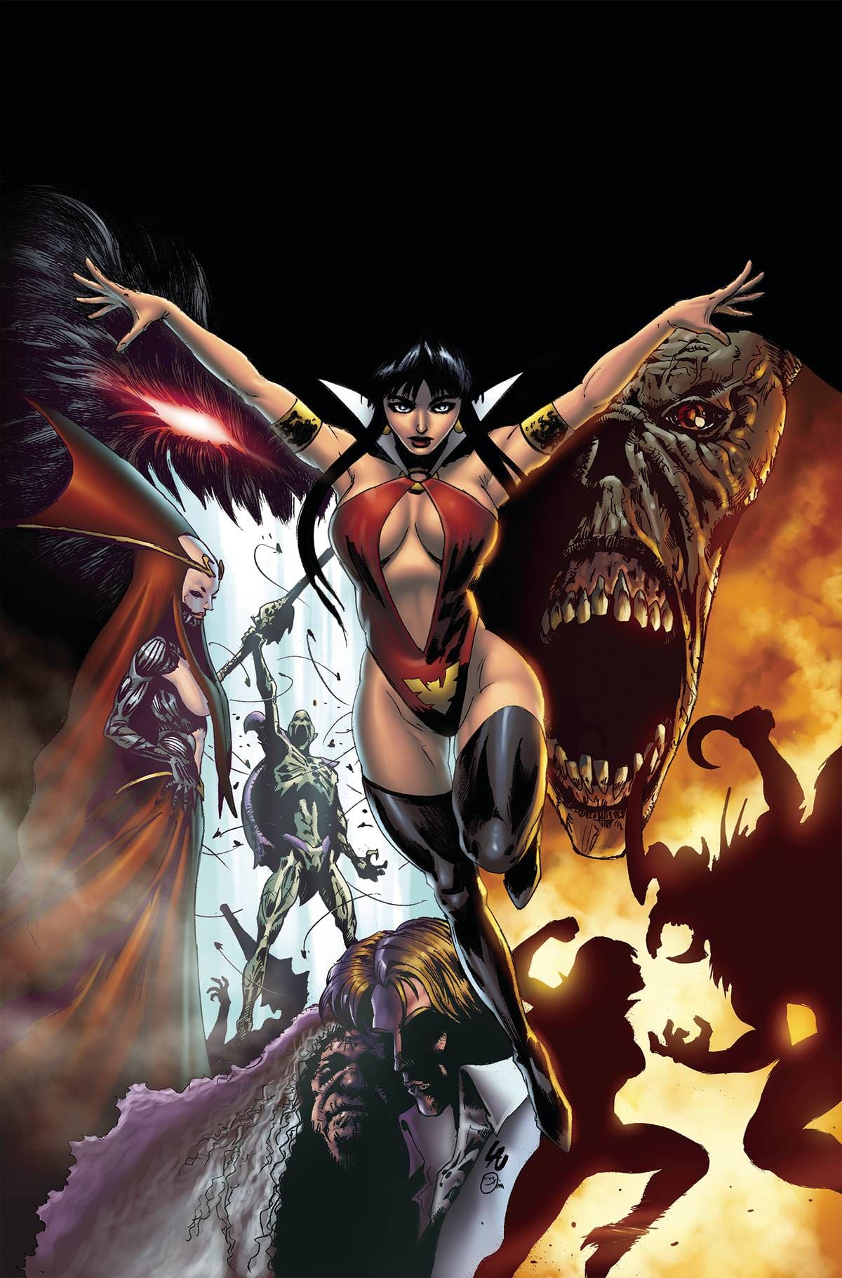 Dynamite Comic Books > Incentives VAMPIRELLA STRIKES #13 CVR I 1:15 INCV VAR LAU VIRGIN 72513031950013091 APR230610