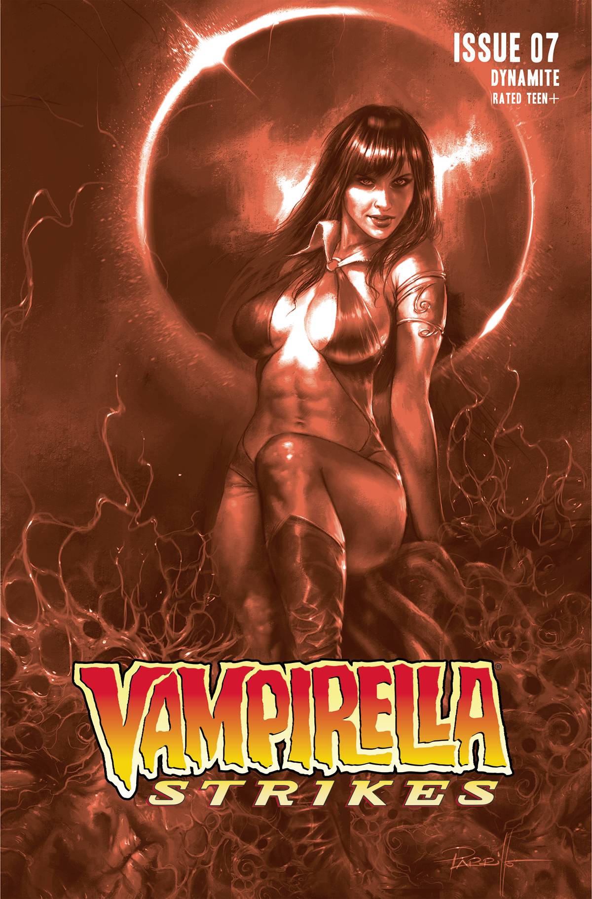 VAMPIRELLA STRIKES #7 CVR N 1:7 FOC INCV PARRILLO TINT