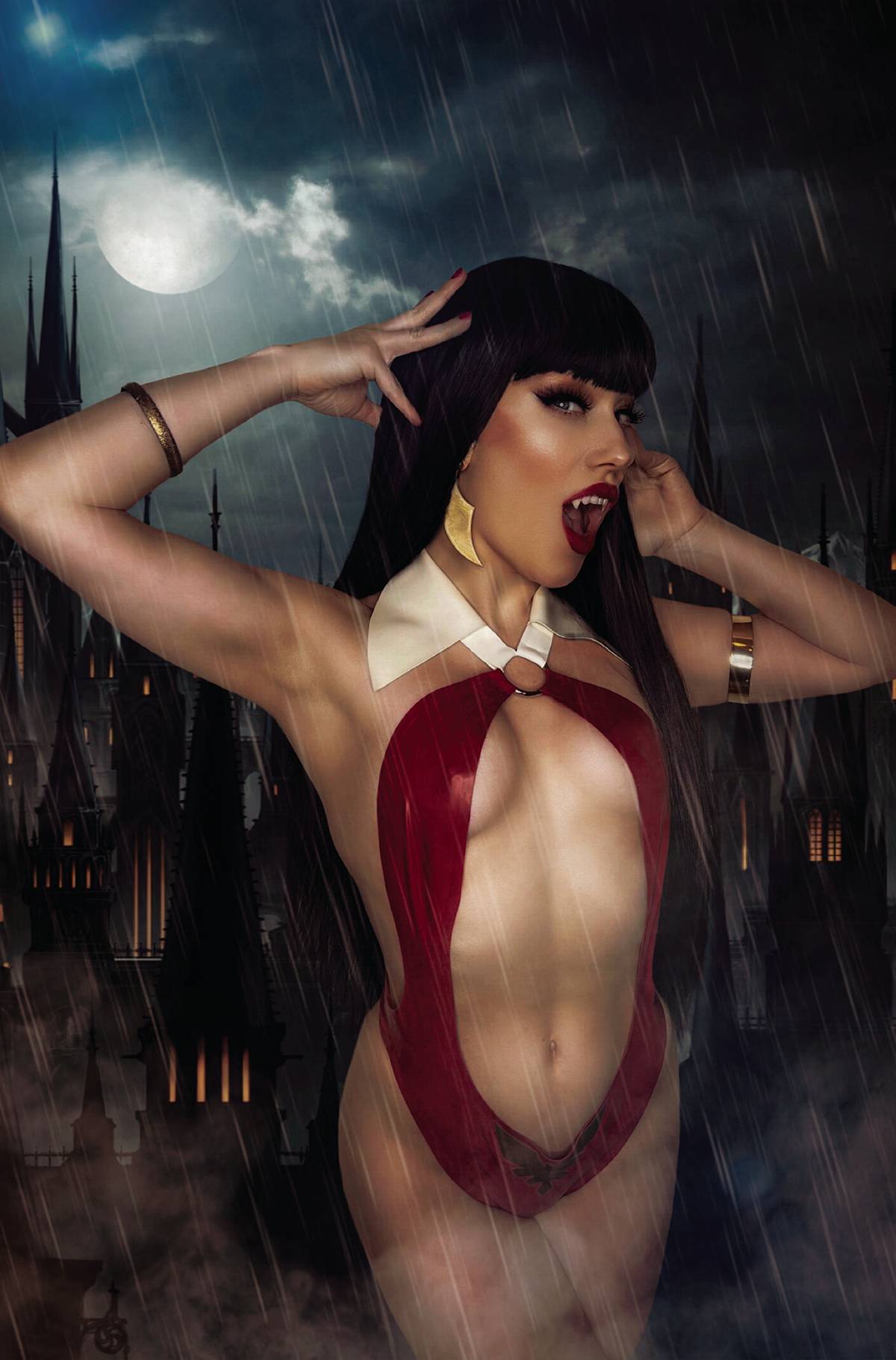 Dynamite Comic Books > Incentives VAMPIRELLA YEAR ONE #4 CVR P 1:7 FOC INCV COSPLAY VIRGIN 72513032113804161 AUG229107