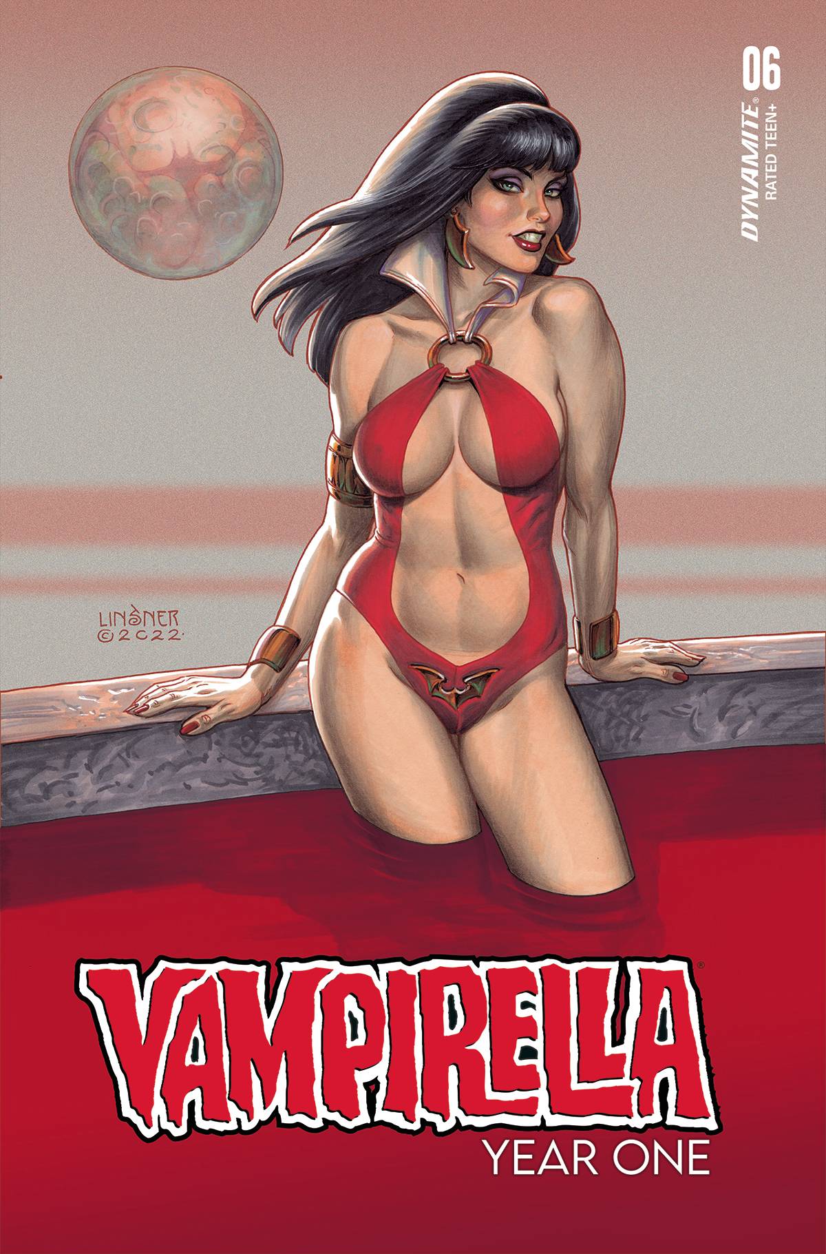 VAMPIRELLA YEAR ONE #6 CVR G 1:10 INCV LINSNER ORIGINAL