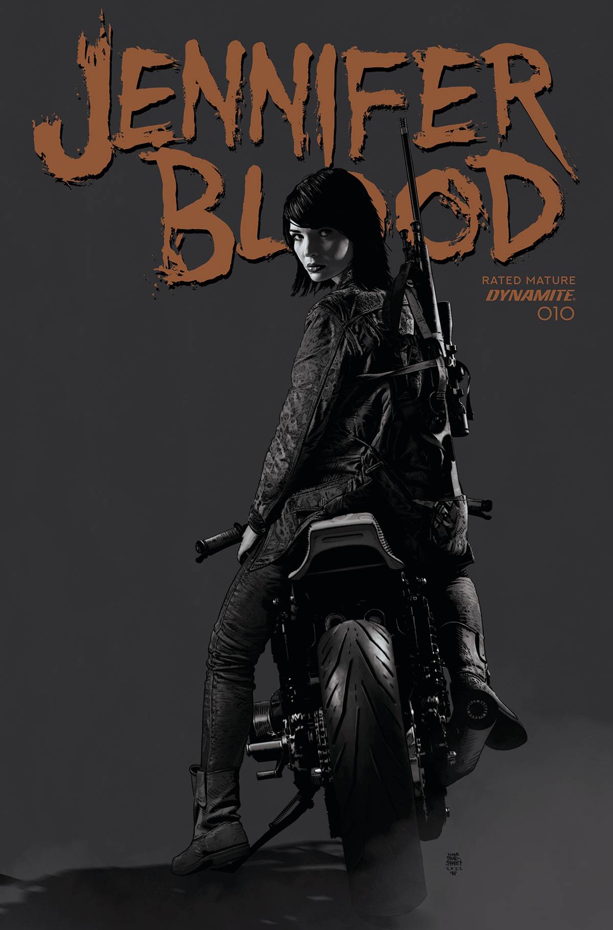 JENNIFER BLOOD #10 CVR F 1:10 INCV BRADSTREET B&W (MR)