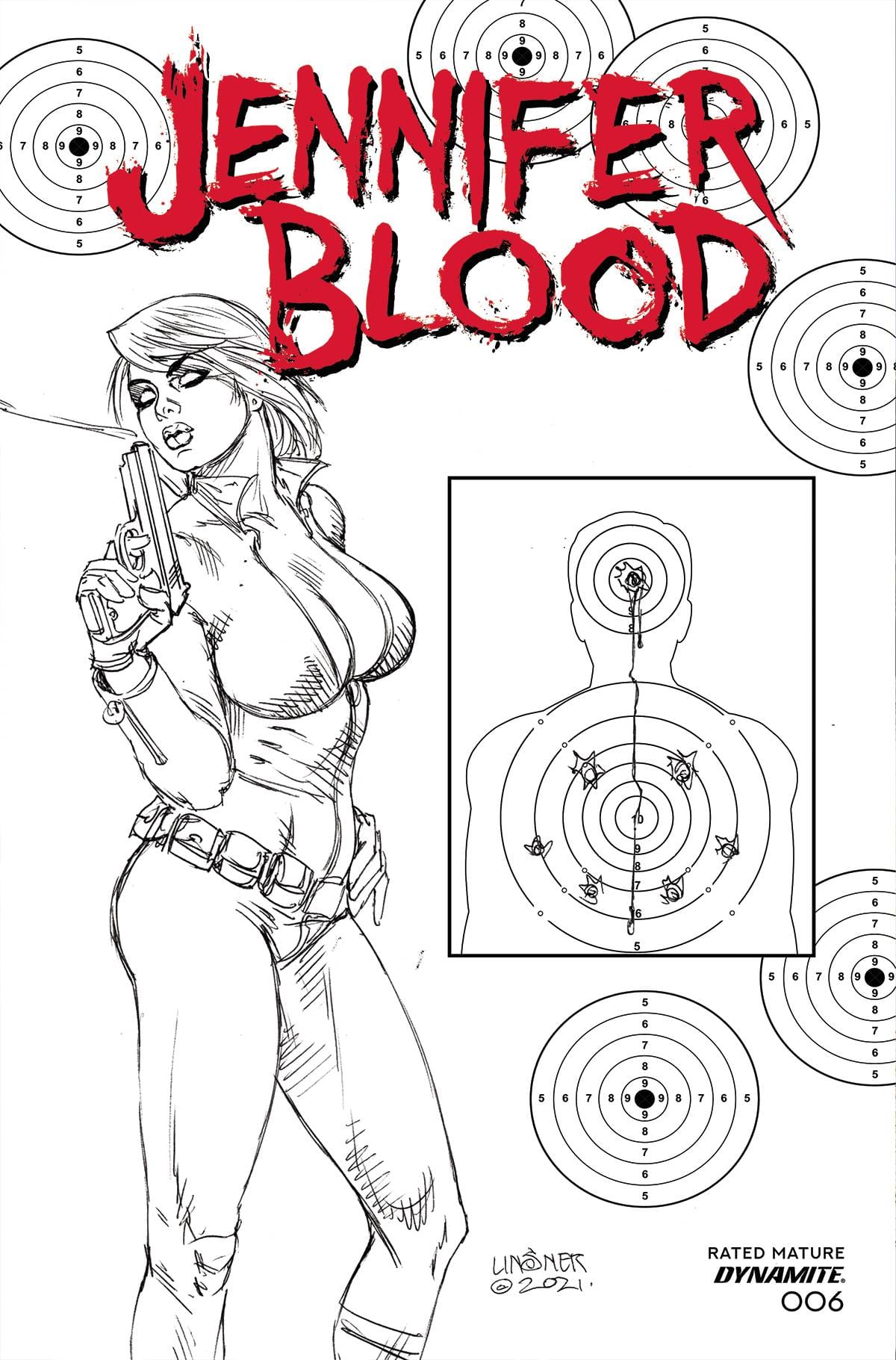 JENNIFER BLOOD #6 CVR G 1:15 INCV LINSNER B&W (MR)