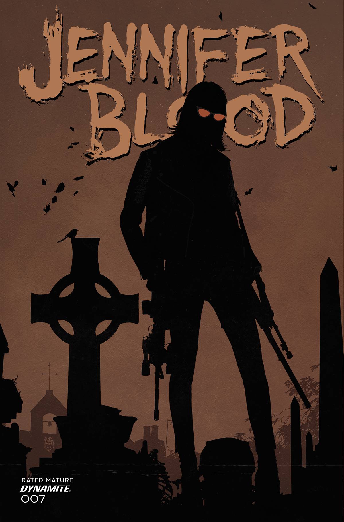 Dynamite Comic Books JENNIFER BLOOD #7 CVR A BRADSTREET (MR) 72513031229707011 FEB220645