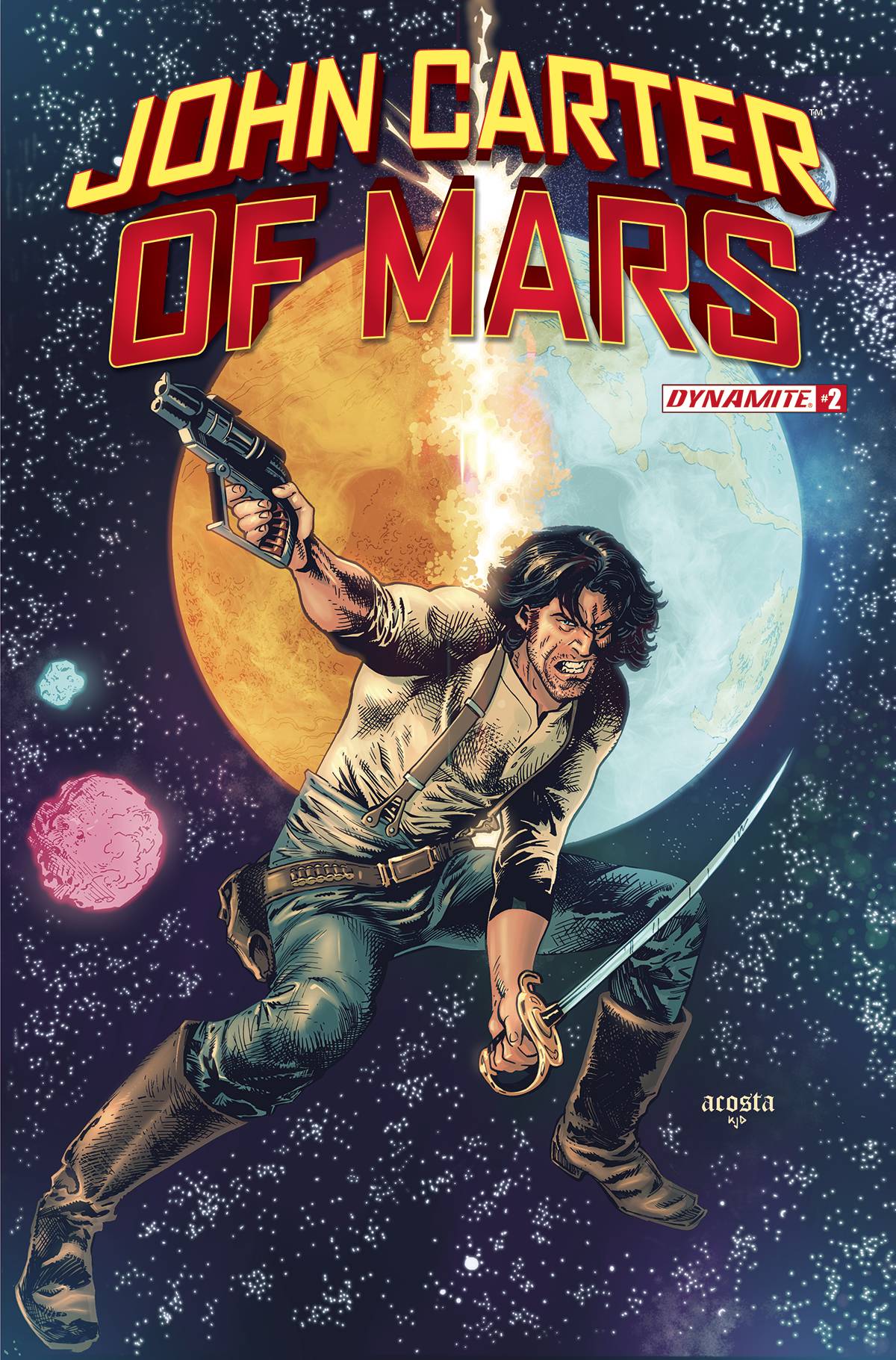 Dynamite Comic Books JOHN CARTER OF MARS #2 CVR A ACOSTA 72513031883102011 MAR220588