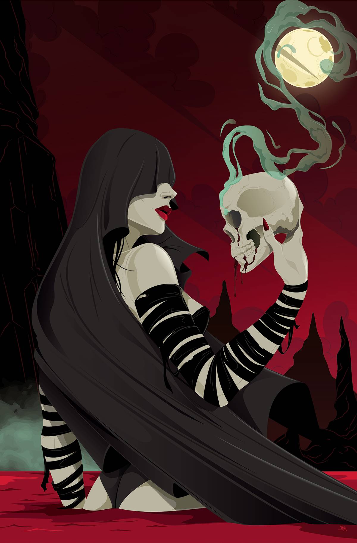 Dynamite Comic Books LADY HEL #2 CVR J 30 COPY INCV MAHLE VIRGIN 72513032195402110 JUL220627