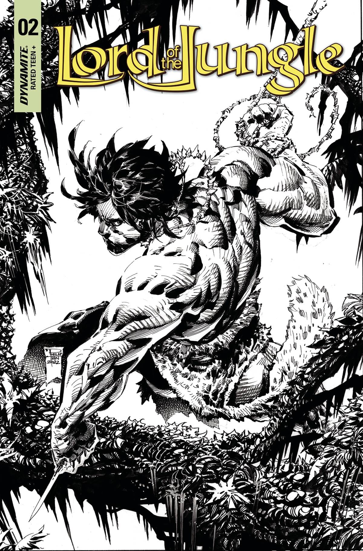Dynamite Comic Books LORD OF THE JUNGLE #2 CVR A TAN 72513032442902011 OCT220606
