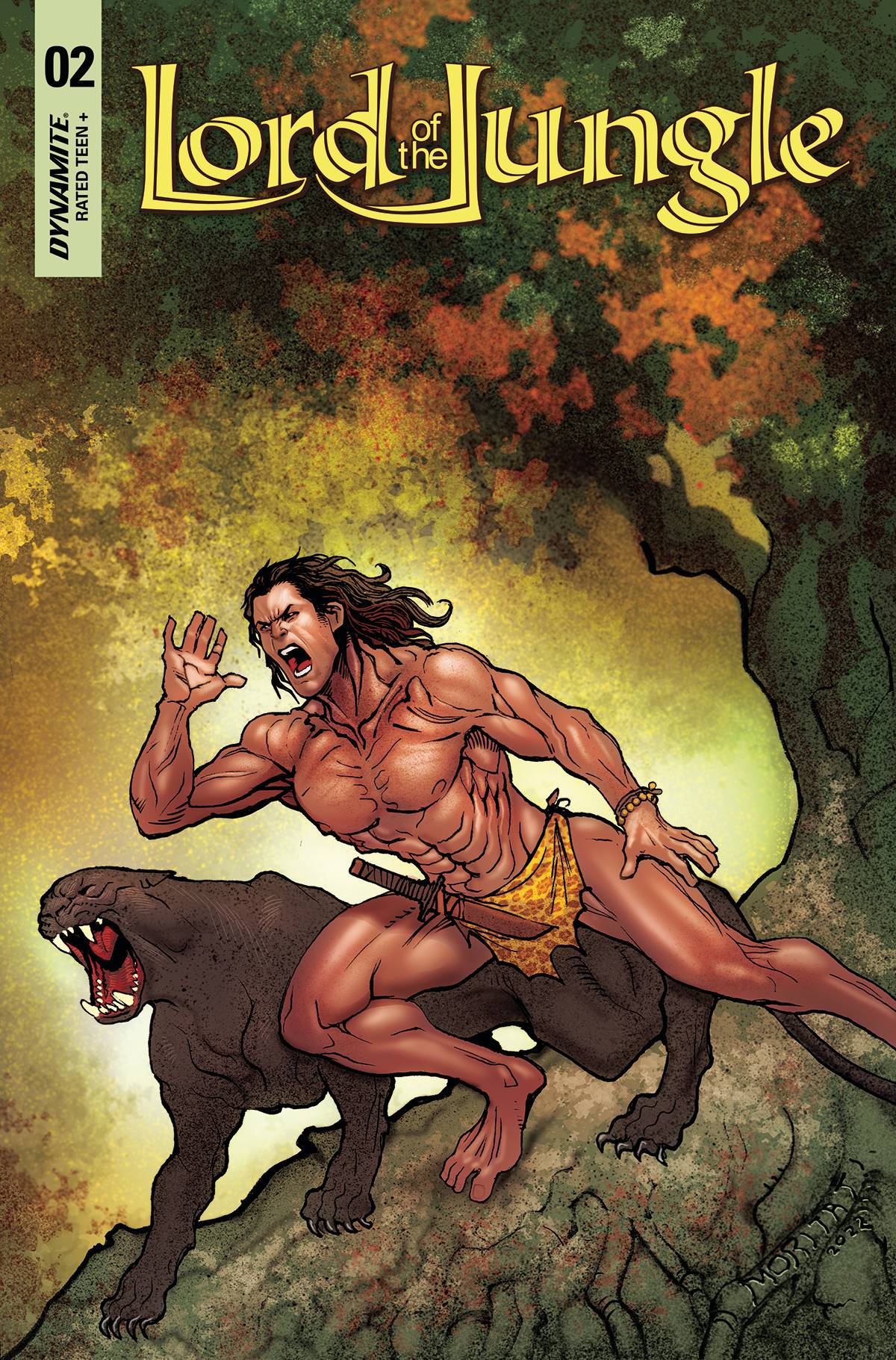 Dynamite Comic Books LORD OF THE JUNGLE #2 CVR D MORITAT 72513032442902041 OCT220609