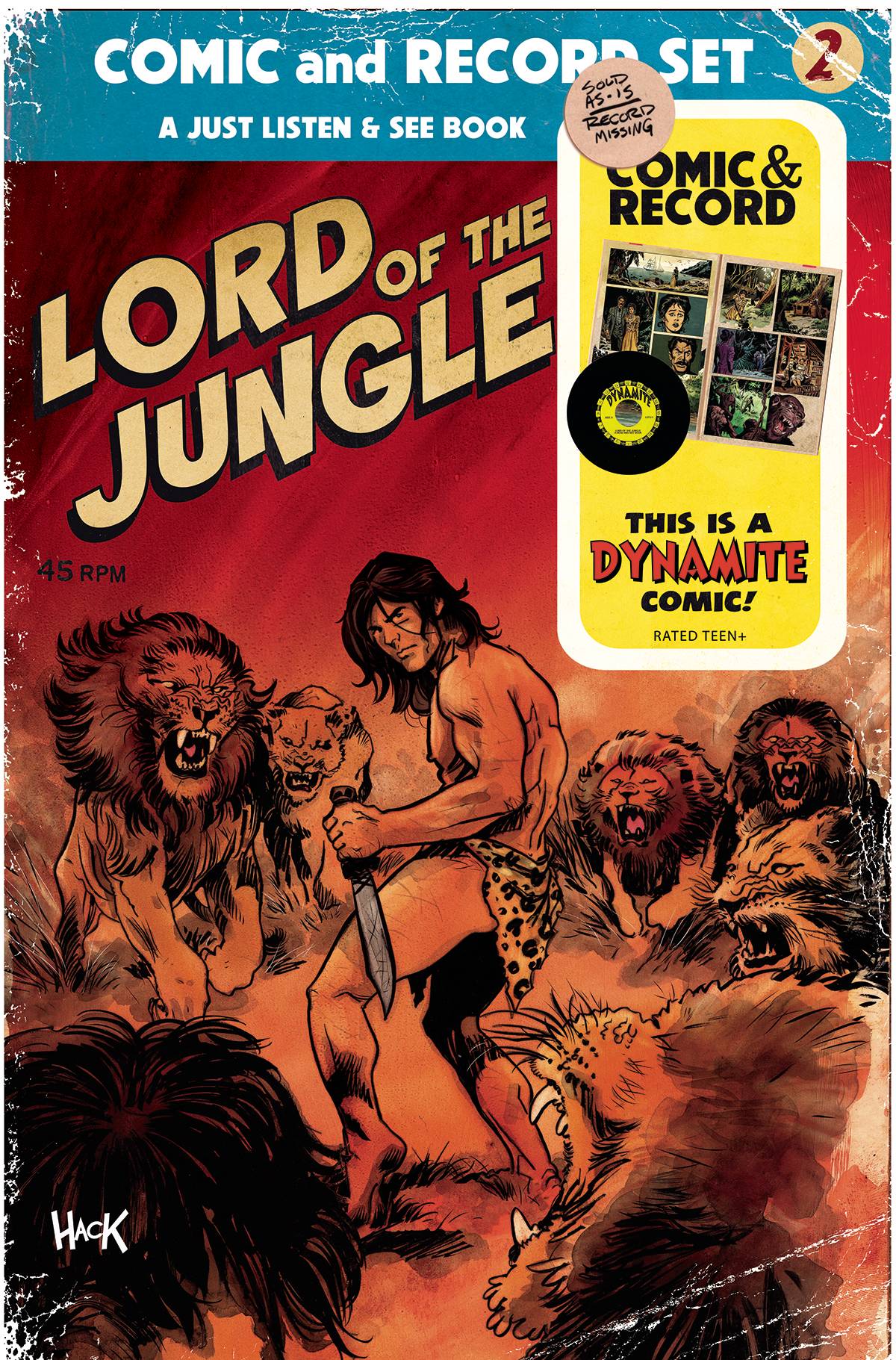 Dynamite Comic Books LORD OF THE JUNGLE #2 CVR M FOC HACK ORIGINAL 72513032442902131 SEP228407