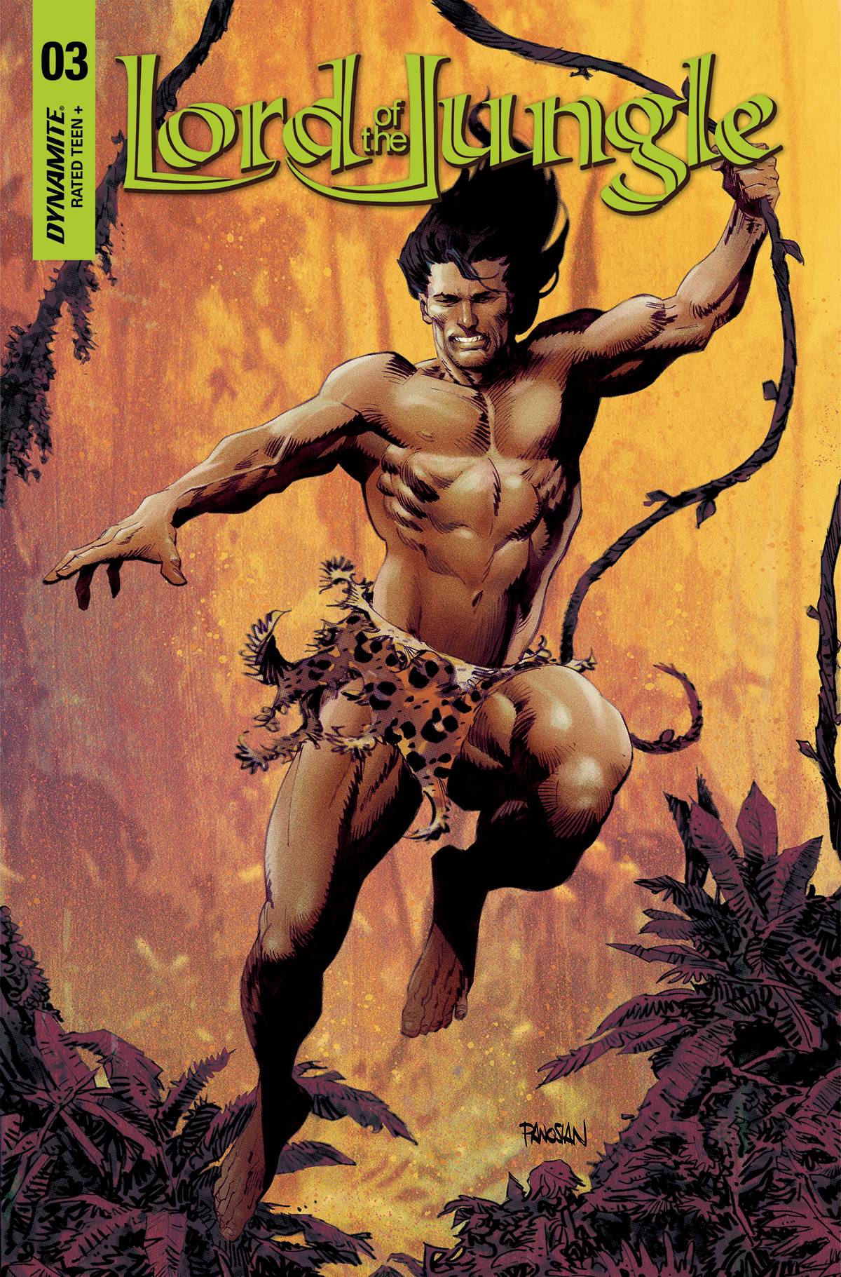 Dynamite Comic Books LORD OF THE JUNGLE #3 CVR B PANOSIAN 72513032442903021 NOV220689