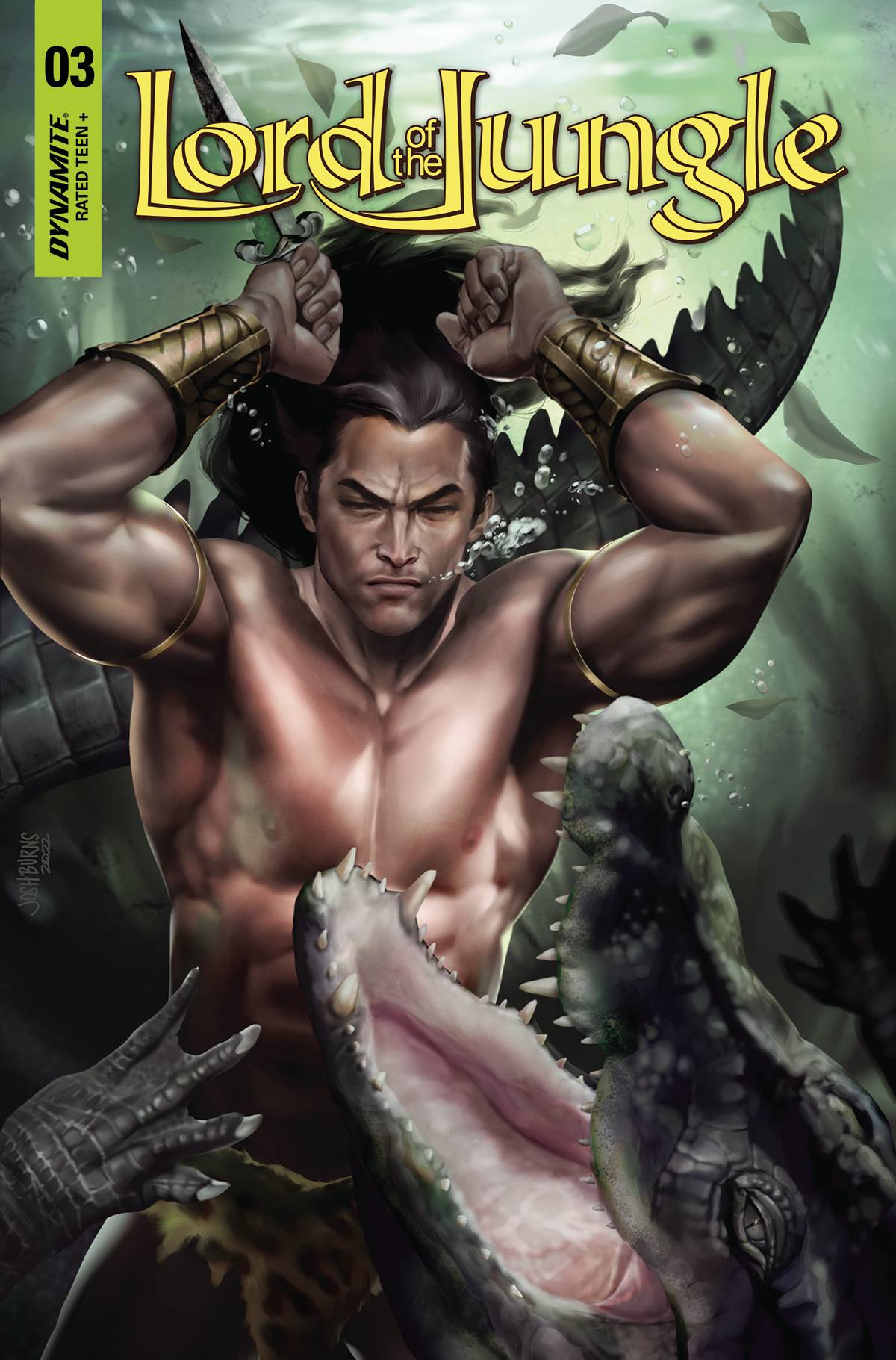 Dynamite Comic Books LORD OF THE JUNGLE #3 CVR C BURNS 72513032442903031 NOV220690