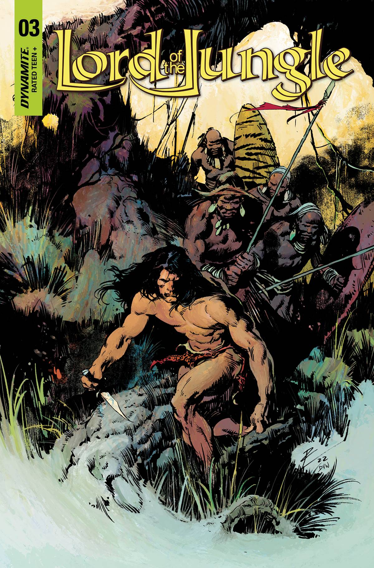 Dynamite Comic Books LORD OF THE JUNGLE #3 CVR E TORRE 72513032442903051 NOV220692