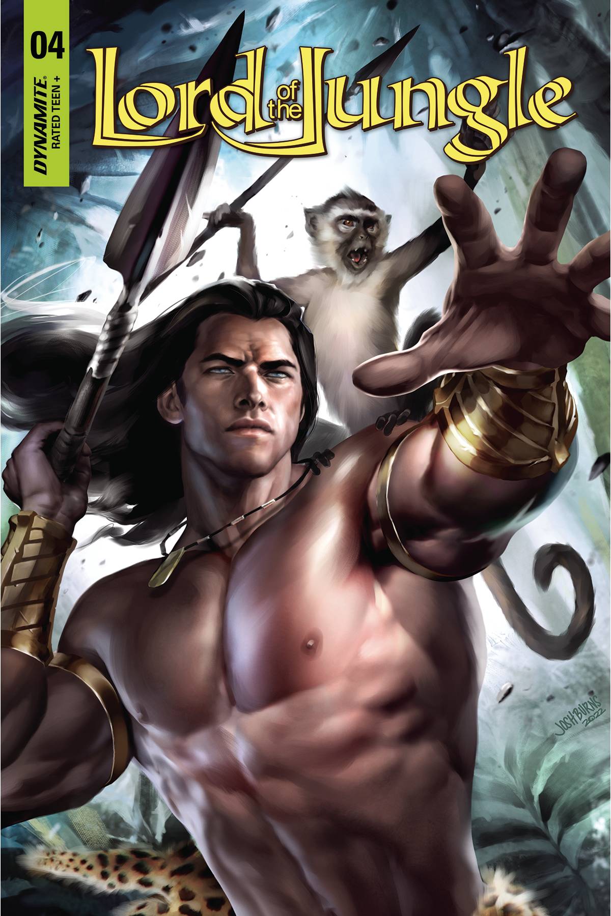 Dynamite Comic Books LORD OF THE JUNGLE #4 CVR C BURNS 72513032442904031 DEC220687