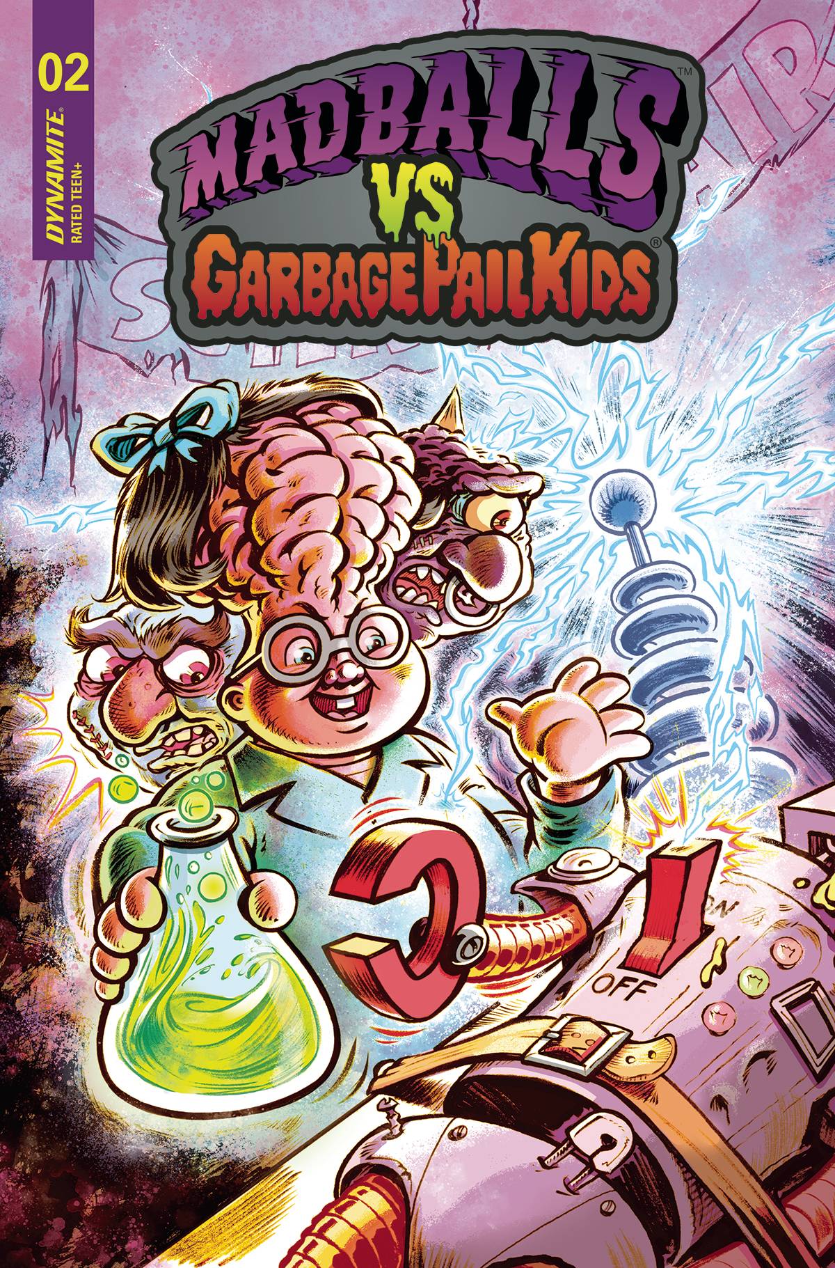 Dynamite Comic Books MADBALLS VS GARBAGE PAIL KIDS #2 CVR B CROSBY 72513032112102021 JUN220739