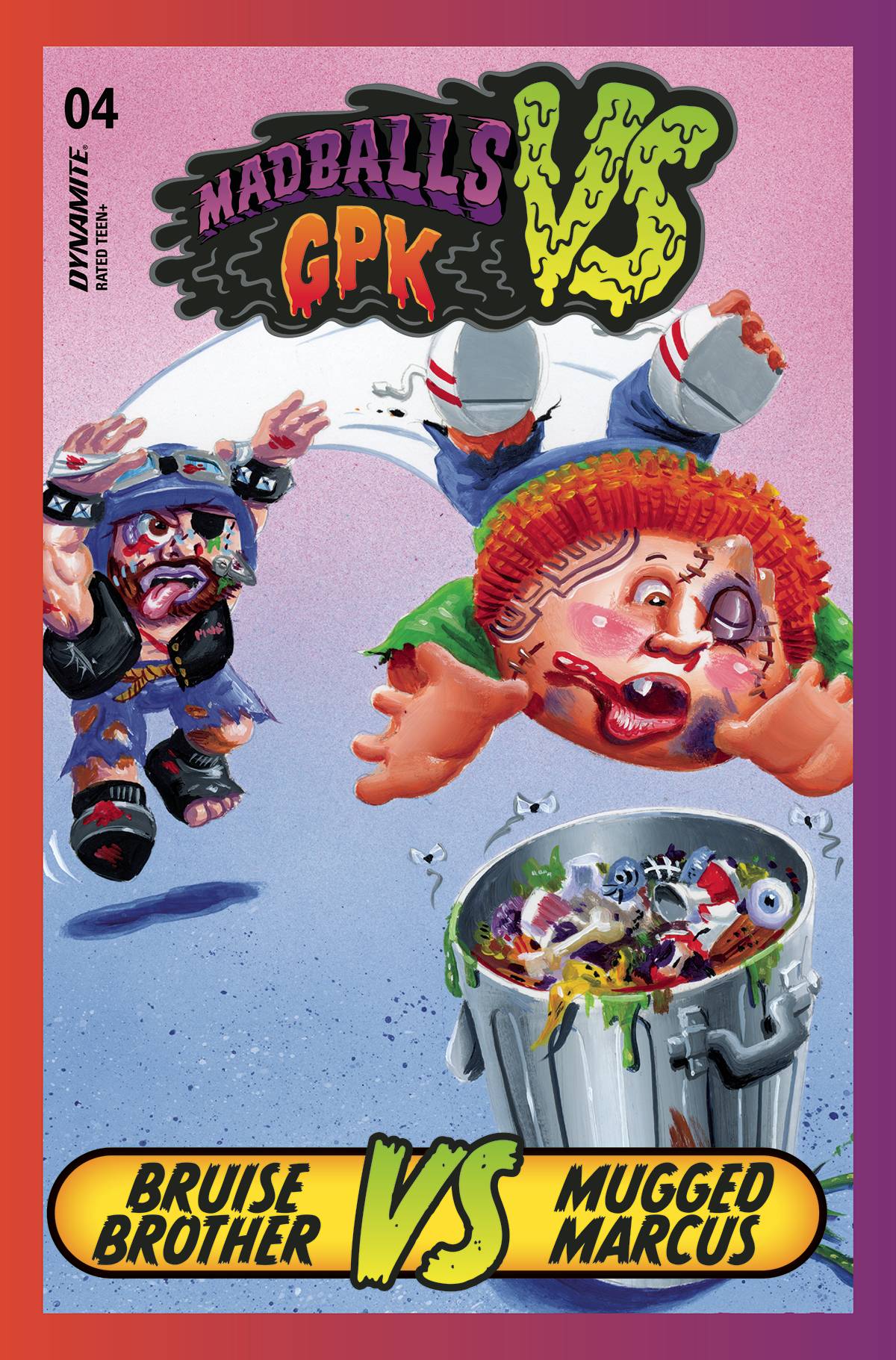 Dynamite Comic Books MADBALLS VS GARBAGE PAIL KIDS #4 CVR C TRADING CARD 72513032112104031 AUG220659