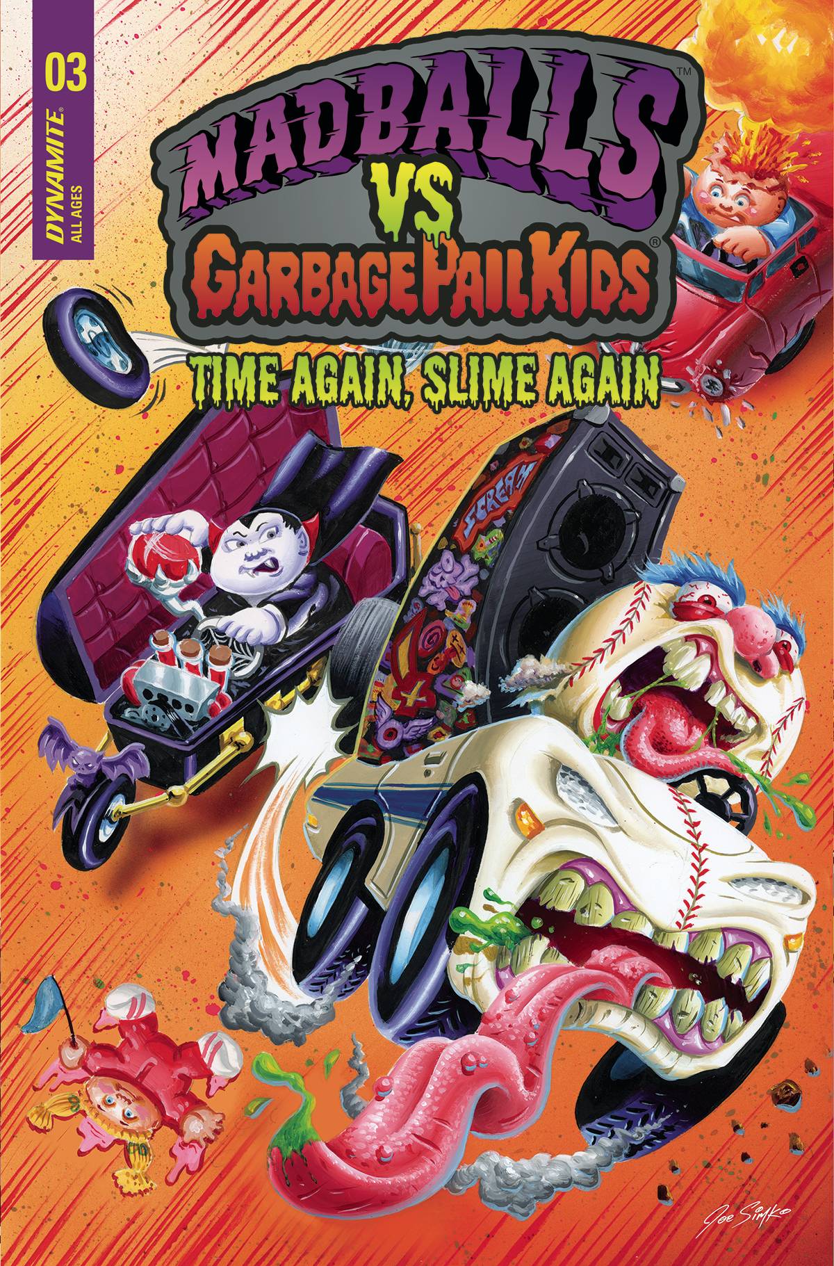 MADBALLS VS GARBAGE PAIL KIDS SLIME AGAIN #3 CVR A SIMKO - Third Eye