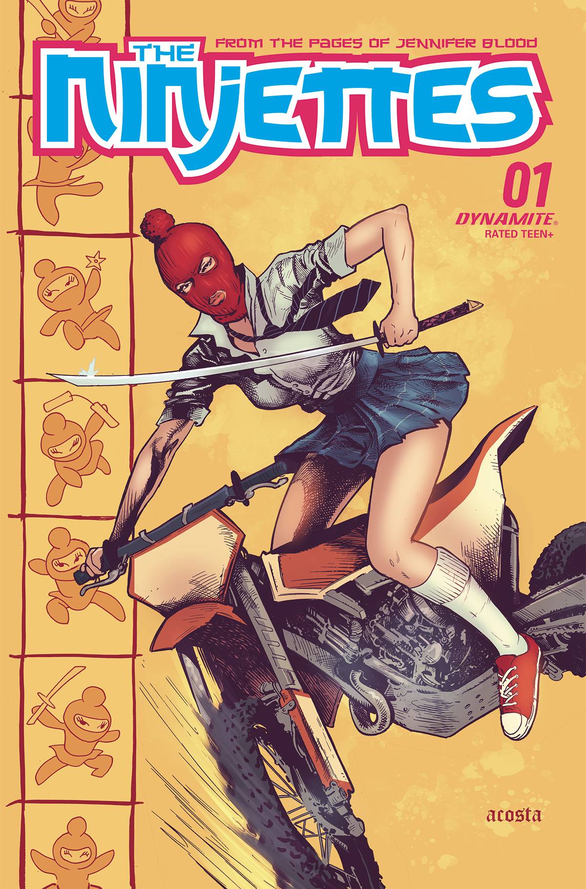 Dynamite Comic Books NINJETTES #1 (OF 5) CVR C ACOSTA 72513032272201031 JUL220565
