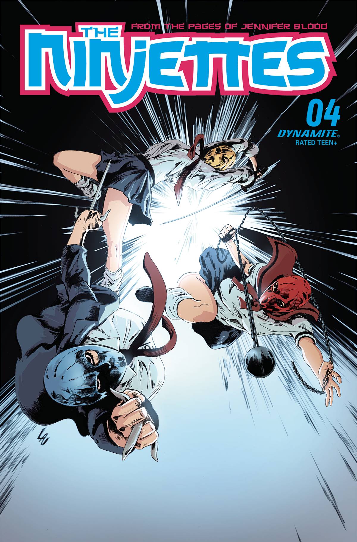 Dynamite Comic Books NINJETTES #4 CVR B LAU 72513032272204021 OCT220699