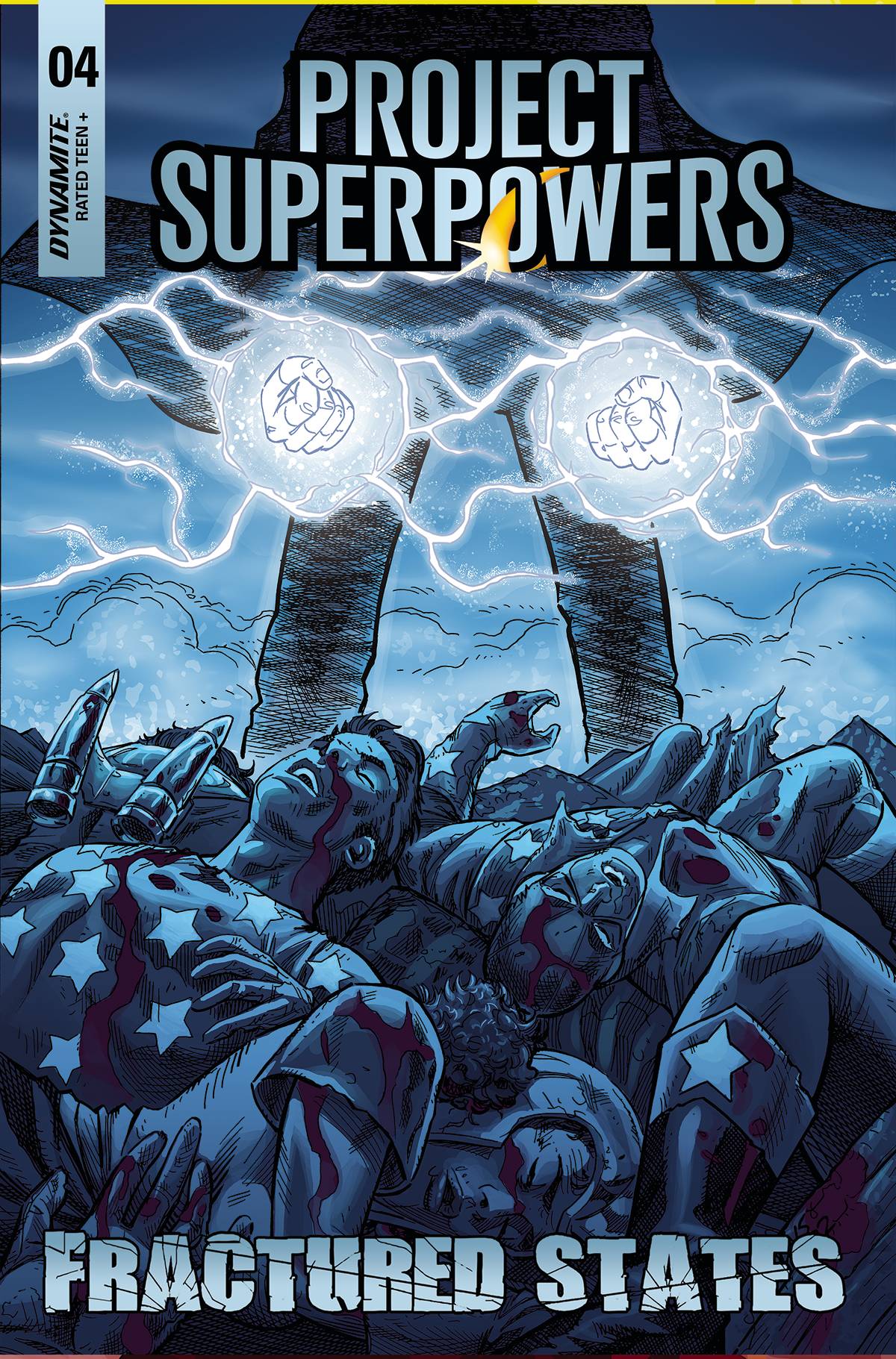 Dynamite Comic Books PROJECT SUPERPOWERS FRACTURED STATES #4 CVR B KOLINS 72513031882404021 MAY220744