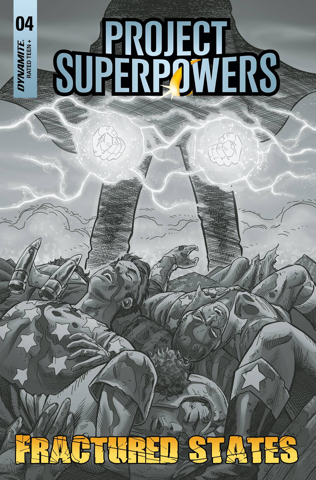 Dynamite Comic Books > Incentives PROJECT SUPERPOWERS FRACTURED STATES #4 CVR G 1:15 INCV K 72513031882404071 MAY220749