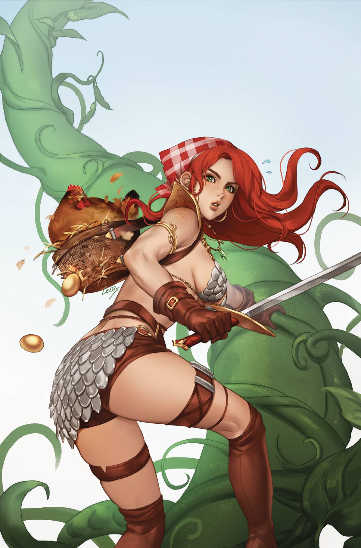 Dynamite Comic Books RED SONJA FAIRY TALES ONE SHOT CVR E 20 COPY INCV LEIRIX VIR 72513032196101051 JUN220711