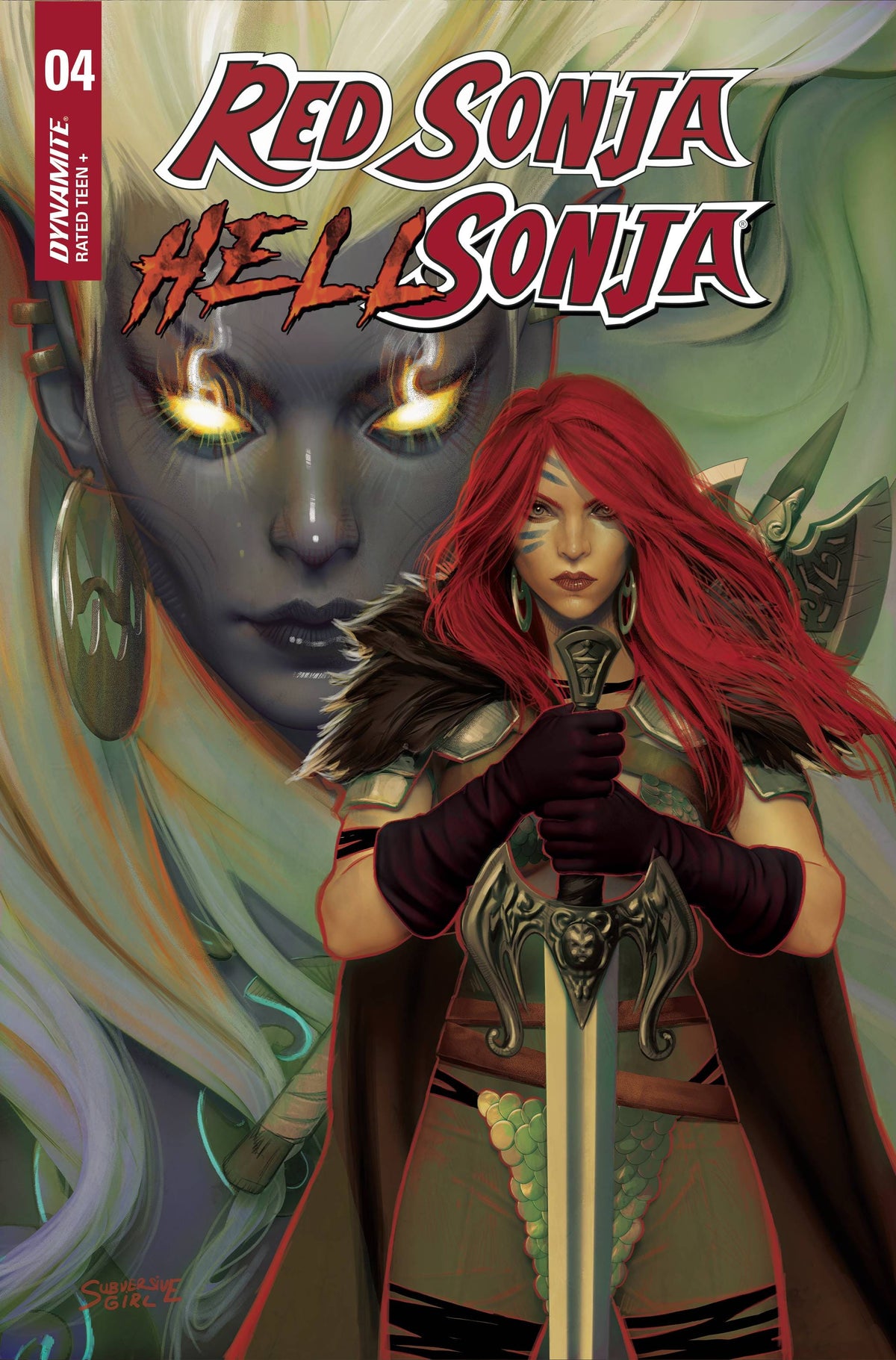 Dynamite Comic Books RED SONJA HELL SONJA #4 CVR D PUEBLA 72513032548804041 JAN230734