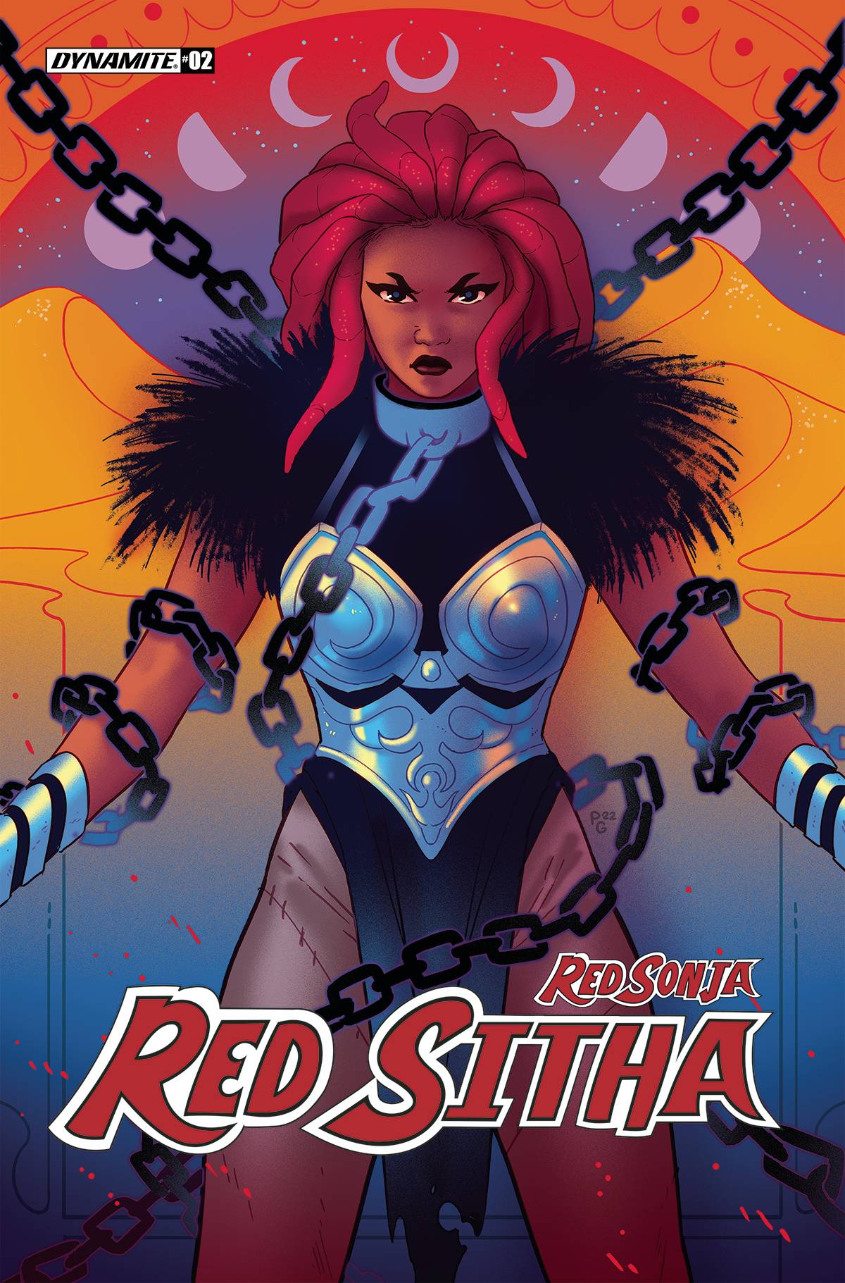 Dynamite Comic Books RED SONJA RED SITHA #1 CVR C GANUCHEAU 72513031948701031 MAR220549