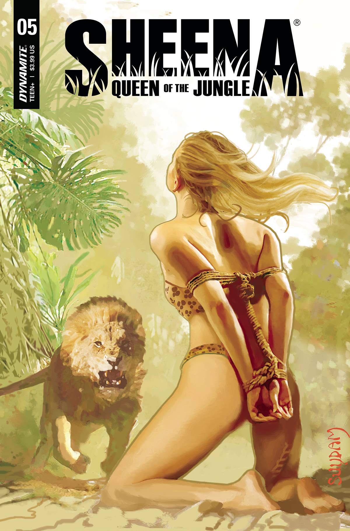 Dynamite Comic Books SHEENA QUEEN JUNGLE #5 CVR C SUYDAM 72513031316405031 JAN220681