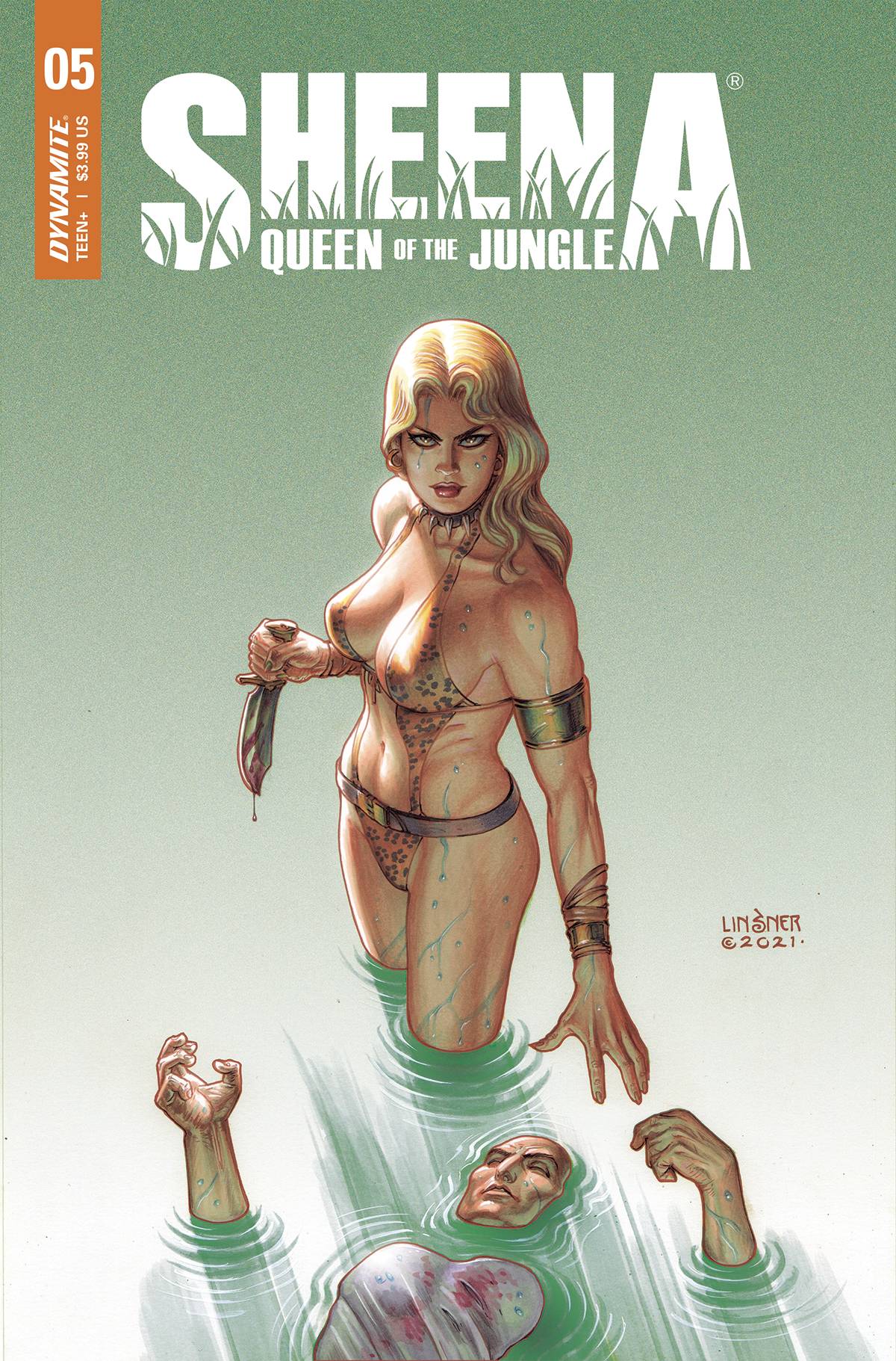 Dynamite Comic Books SHEENA QUEEN JUNGLE #5 CVR D LINSNER 72513031316405041 JAN220682