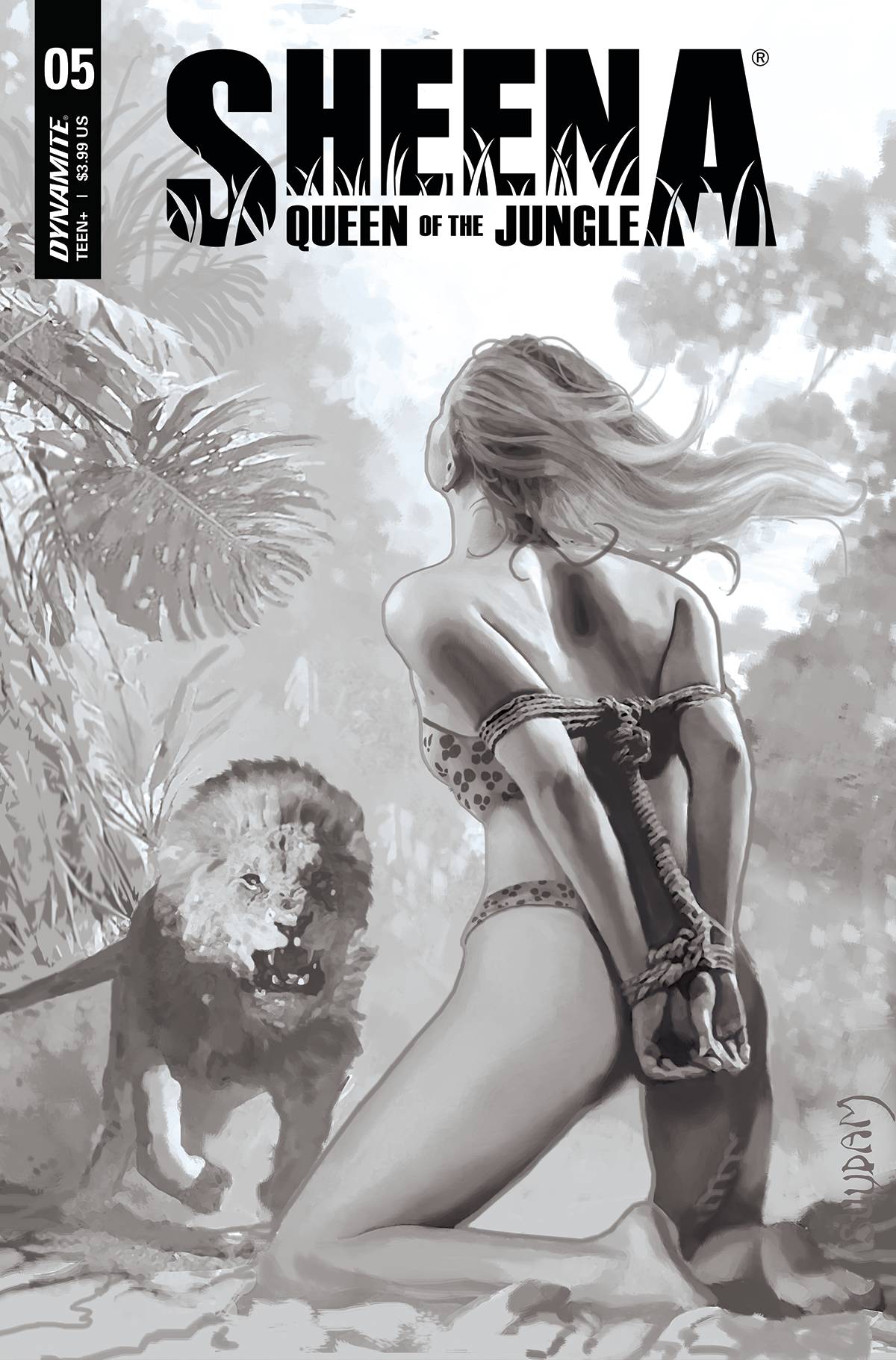 SHEENA QUEEN JUNGLE #5 CVR I 1:30 INCV SUYDAM B&W