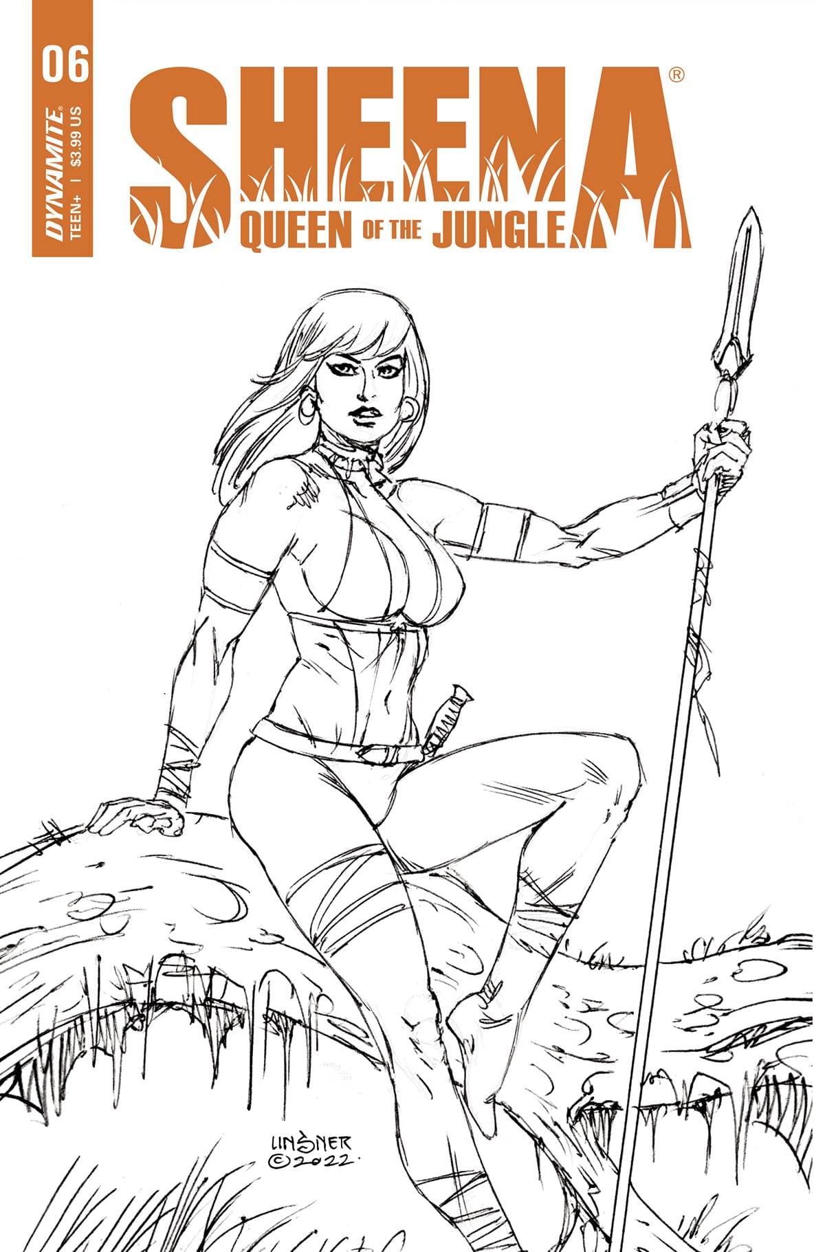 SHEENA QUEEN JUNGLE #6 CVR F 1:10 INCV LINSNER LINE ART