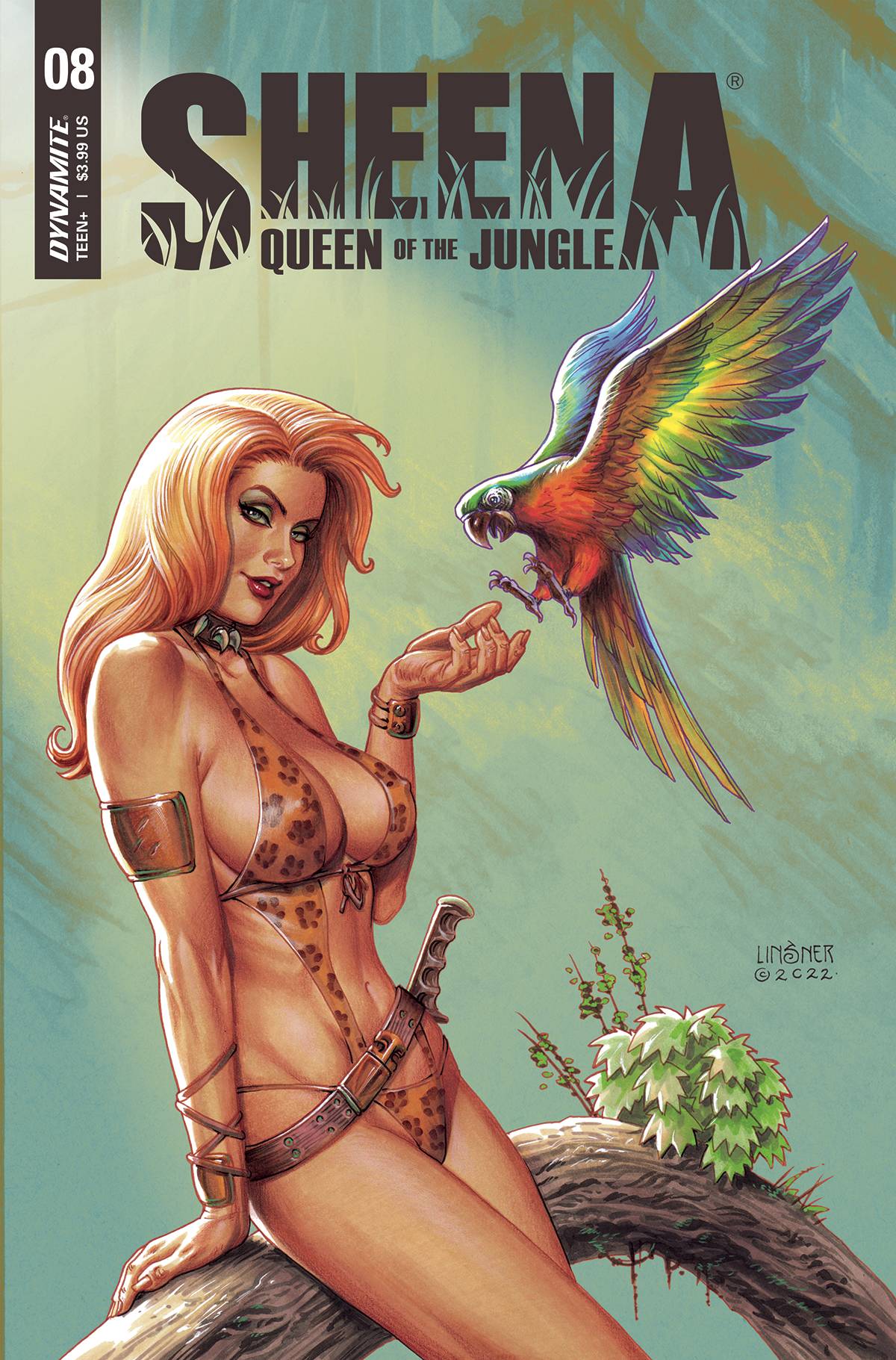 Dynamite Comic Books SHEENA QUEEN JUNGLE #8 CVR C LINSNER 72513031316408031 MAY220778