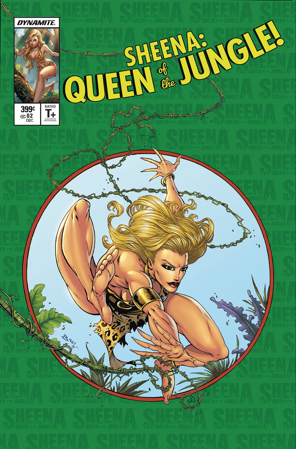 Dynamite Comic Books SHEENA QUEEN OF JUNGLE #2 METAL CVR 72513032209802011 JUN220770