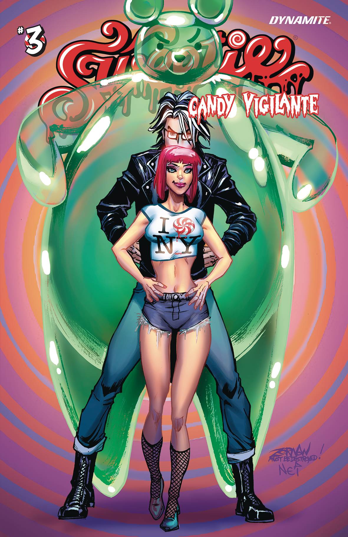 Dynamite Comic Books SWEETIE CANDY VIGILANTE #3 CVR B ZORNOW PIXIE (MR) 72513032399603021 OCT220708