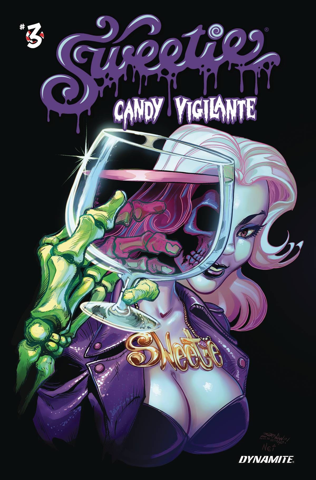 SWEETIE CANDY VIGILANTE #3 CVR G FOC BONUS ROCK ALBUM HOMAGE