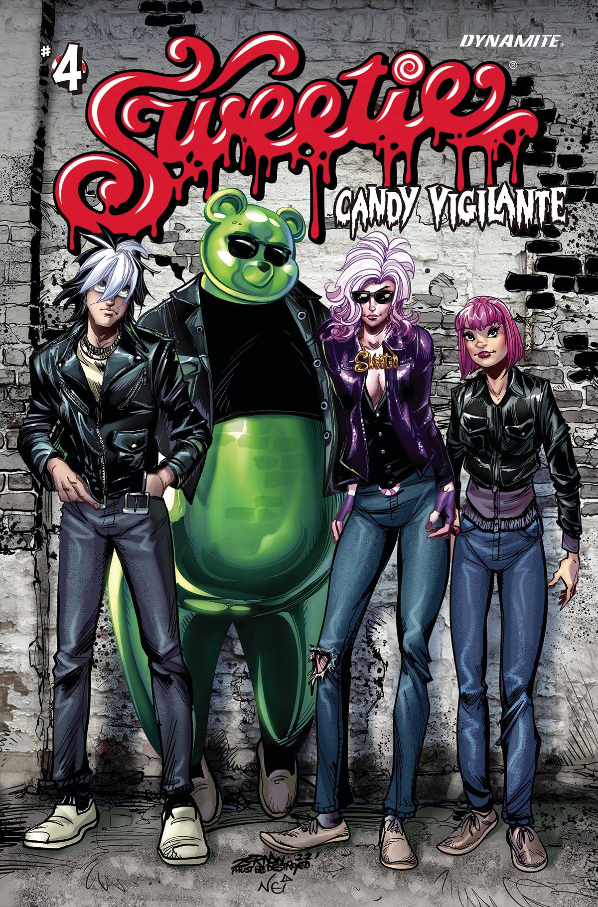 Dynamite Comic Books SWEETIE CANDY VIGILANTE #4 CVR G FOC ROCK ALBUM HOMAGE (MR) 72513032399604071 NOV228246