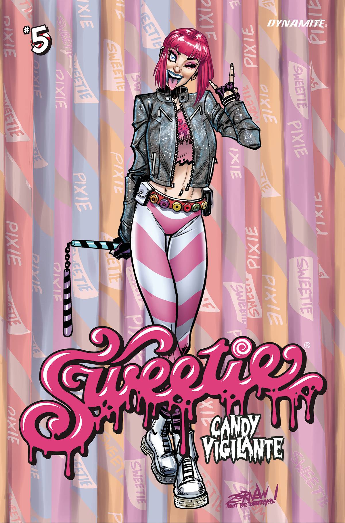 Dynamite Comic Books SWEETIE CANDY VIGILANTE #5 CVR B ZORNOW & PIXIE STIX (MR) 72513032399605021 FEB230620