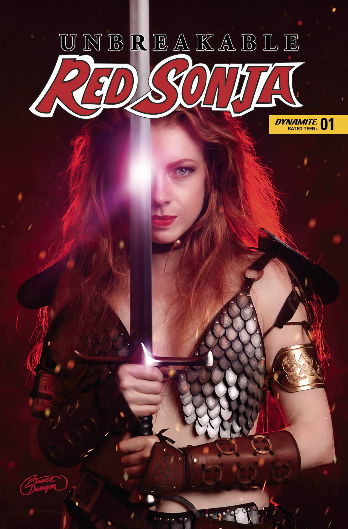 Dynamite Comic Books UNBREAKABLE RED SONJA #1 CVR E COSPLAY 72513032317001051 AUG220543