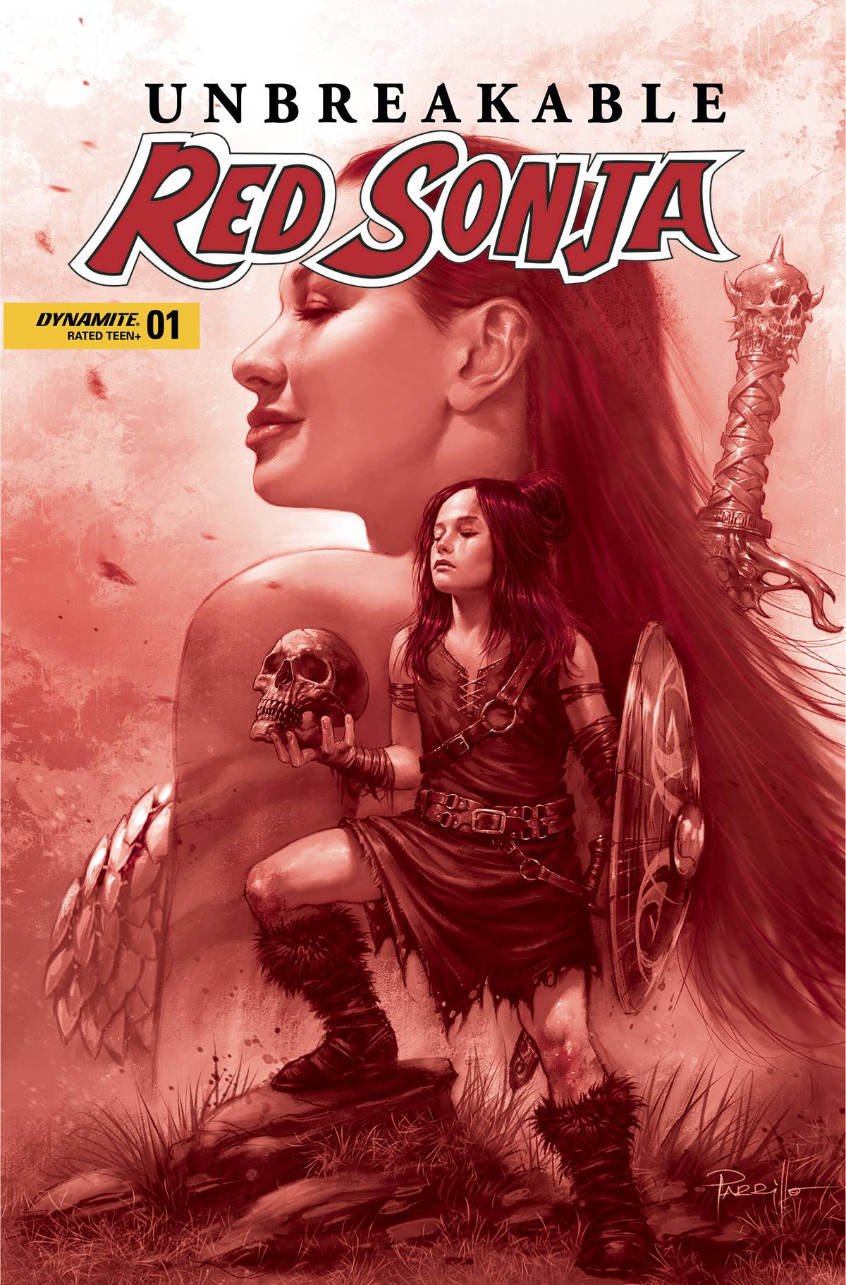 UNBREAKABLE RED SONJA #1 CVR H 1:10 INCV PARRILLO TINT