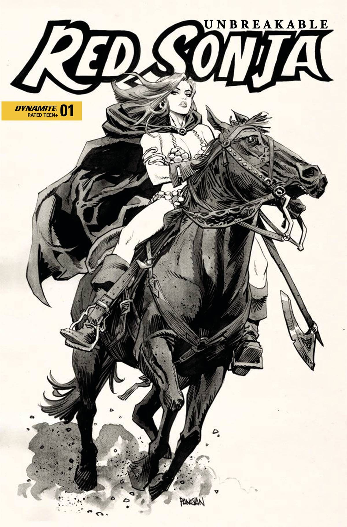 UNBREAKABLE RED SONJA #1 CVR I 1:15 INCV PANOSIAN